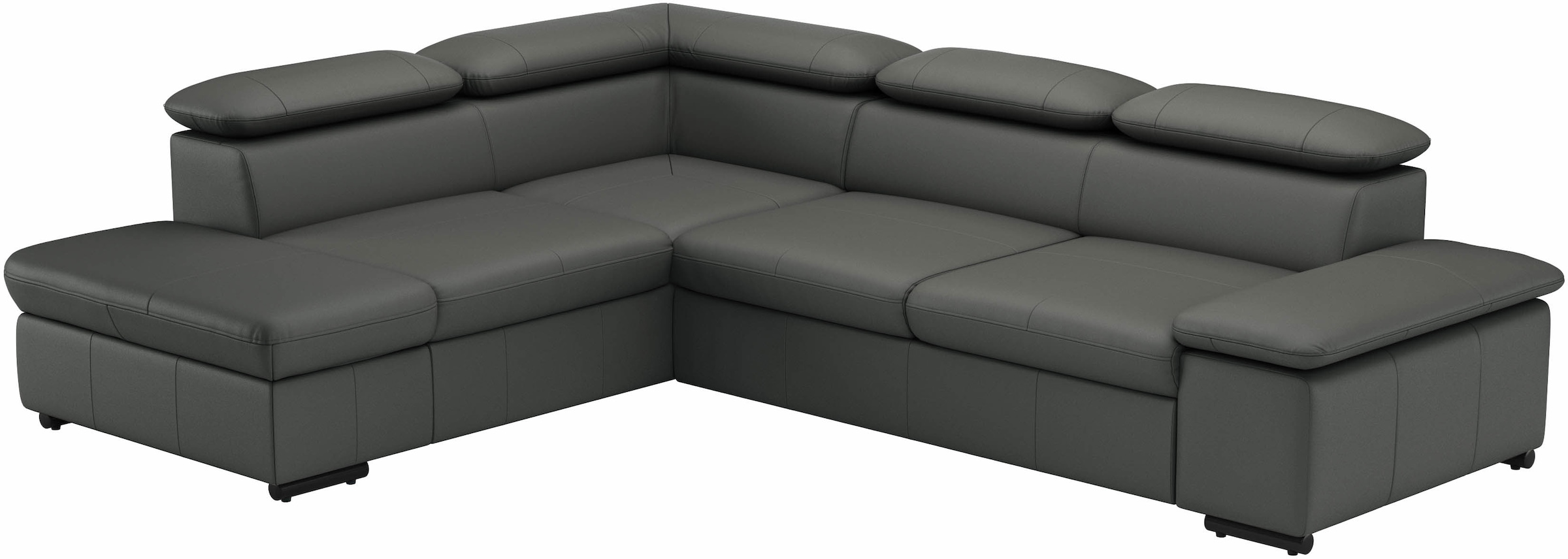 sit&more Ecksofa »Alcudia L-Form«, mit Armteilverstellung, optional Kopfteilverstellung und Bettfunktion