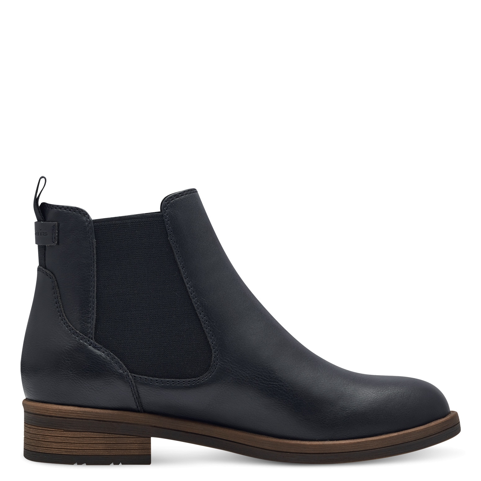 Tamaris Chelseaboots, Blockabsatz, Stiefelette, Businessschuh, Schlupfschuh, Anziehlasche