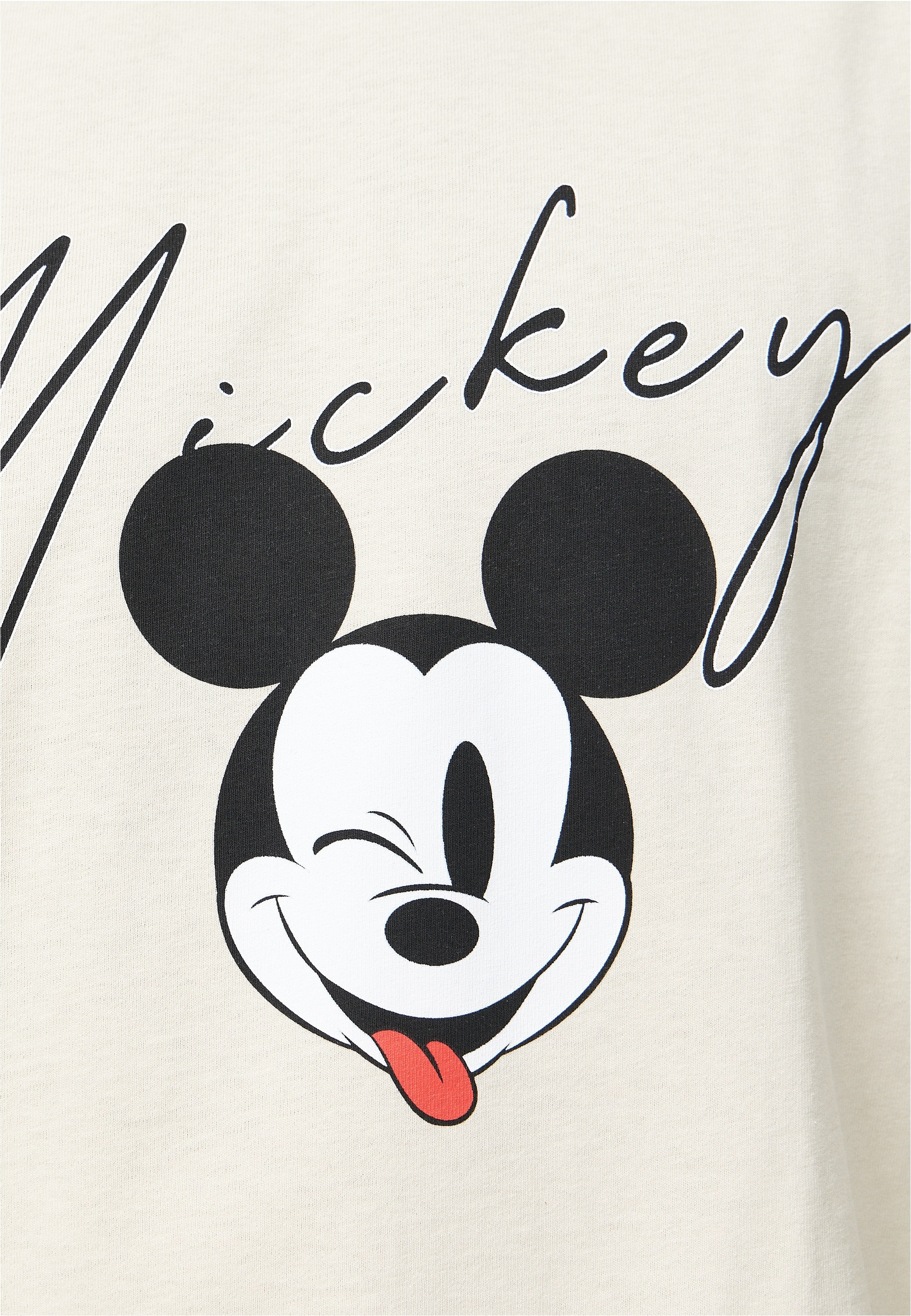 Recovered T-Shirt »Disney Mickey Signature«, mit coolem Mickey Mouse-Print