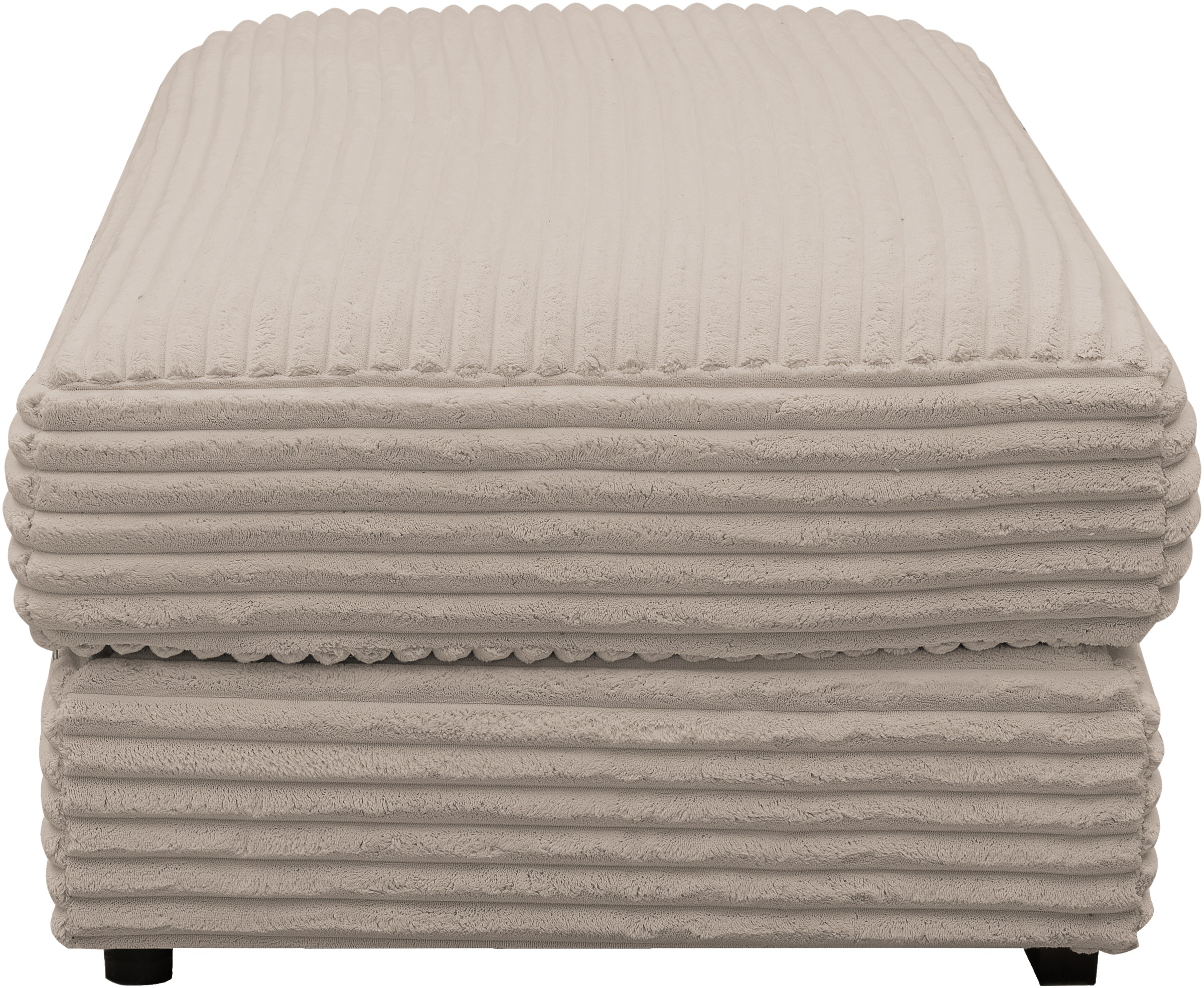 WERK2 Hocker »Eden«, Design Hocker in Cord mit besonders weichem Sitzkomfort