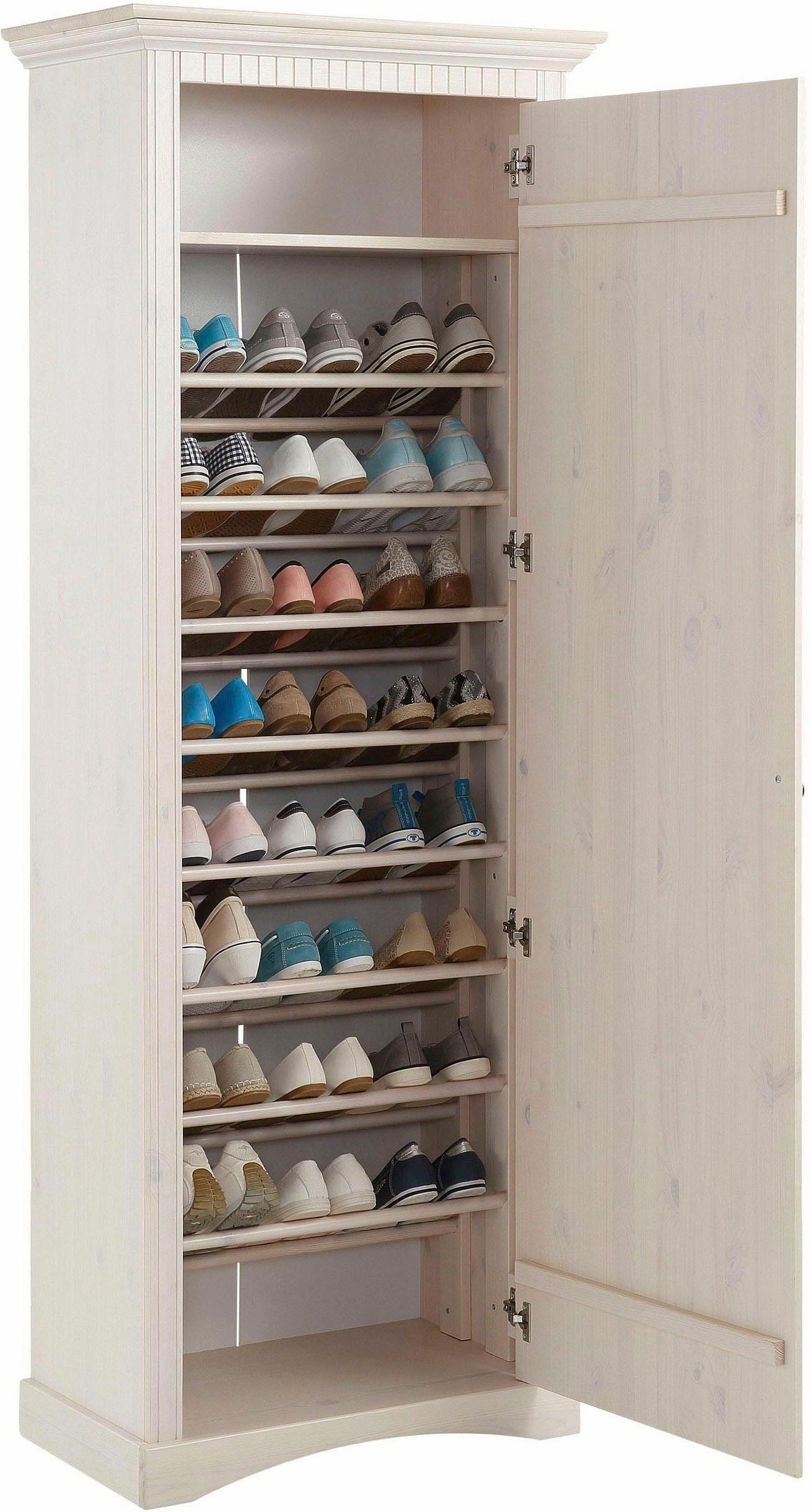 Home affaire Schuhschrank »Rustic«, aus massiver Kiefer, Breite 71 cm, FSC®-zertifiziert