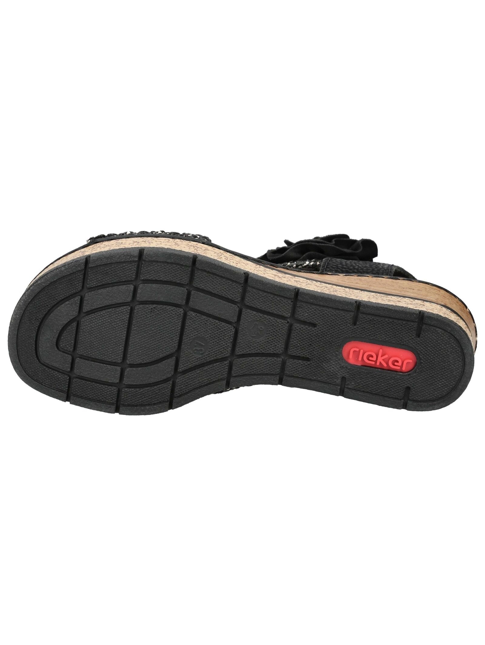 Rieker Keilsandalette »Rieker Sandalen Textil«