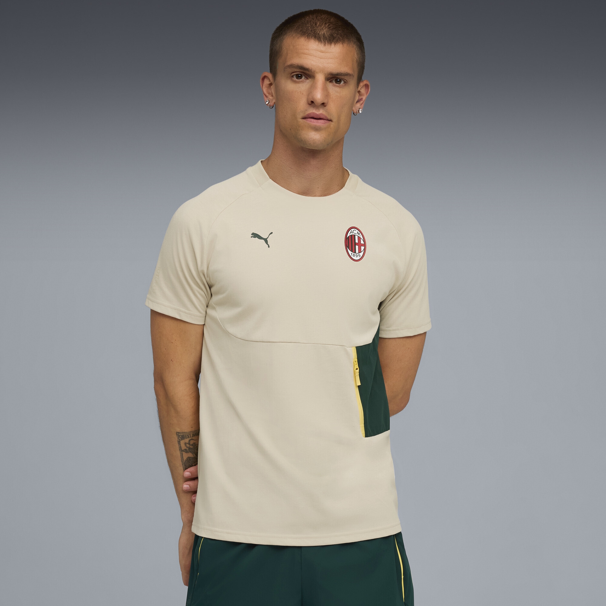 PUMA T-Shirt »AC Milan PUMATECH T-Shirt mit Tasche Herren«