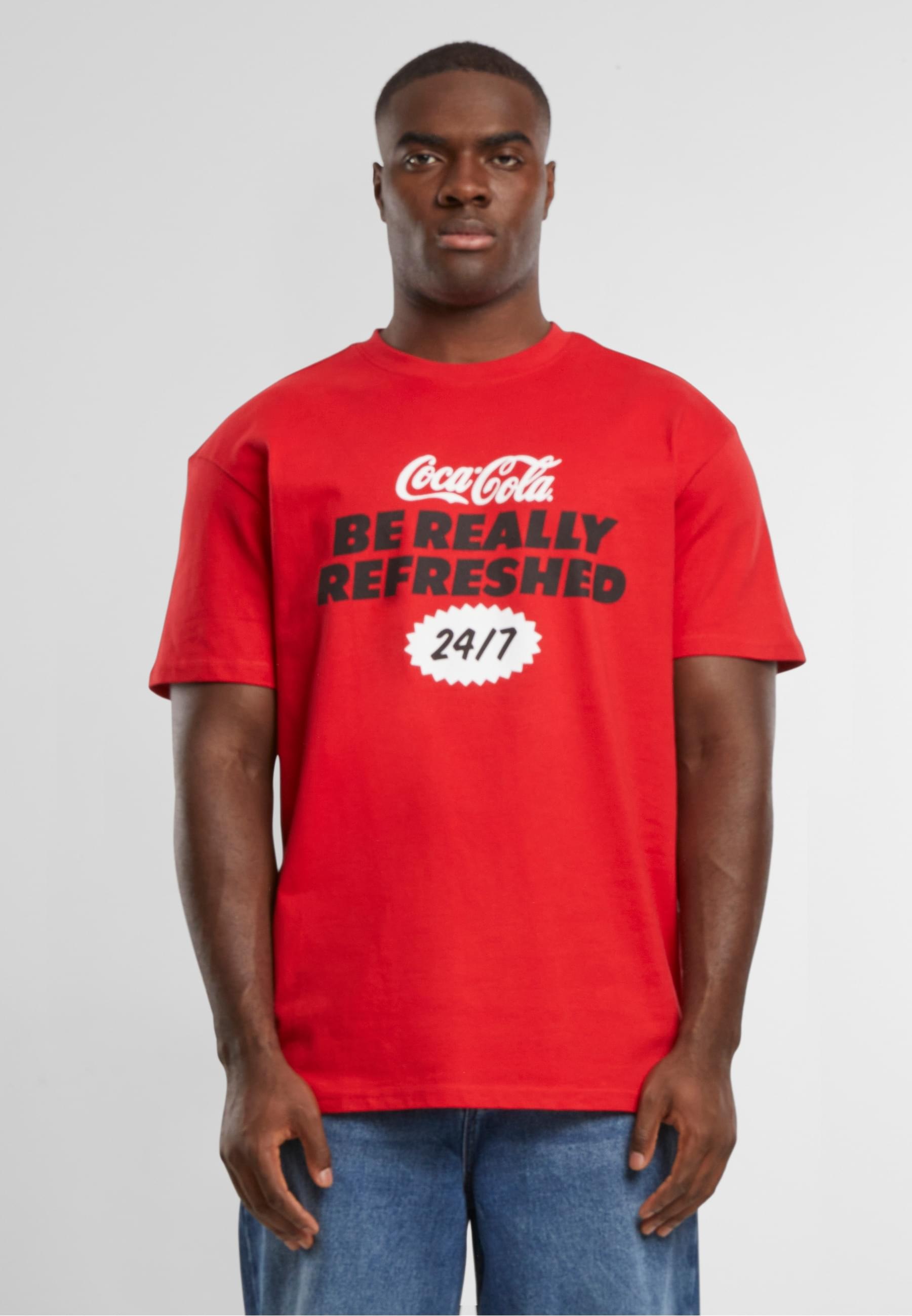 Merchcode T-Shirt »Merchcode Coca Cola Refreshed Oversize Tee«, (1 tlg.)
