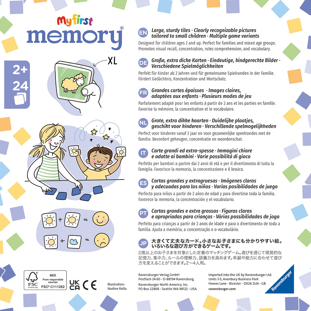 Ravensburger Spiel »My first memory® Fahrzeuge«, Made in Europe