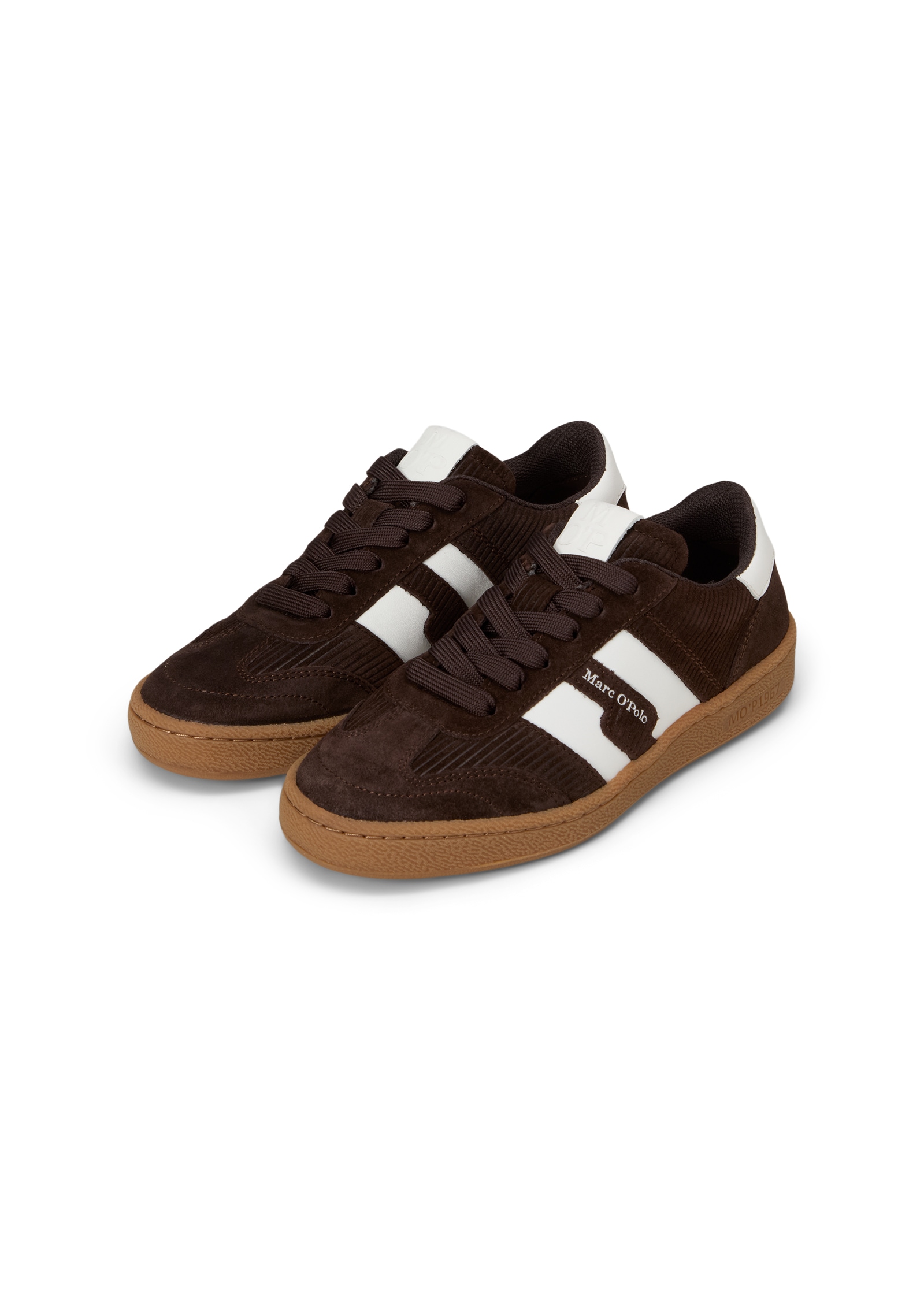 Marc O'Polo Sneaker »Model Court W 5«  Retro-Sneaker, Freizeitschuh, Halbschuh mit Kontraststreifen