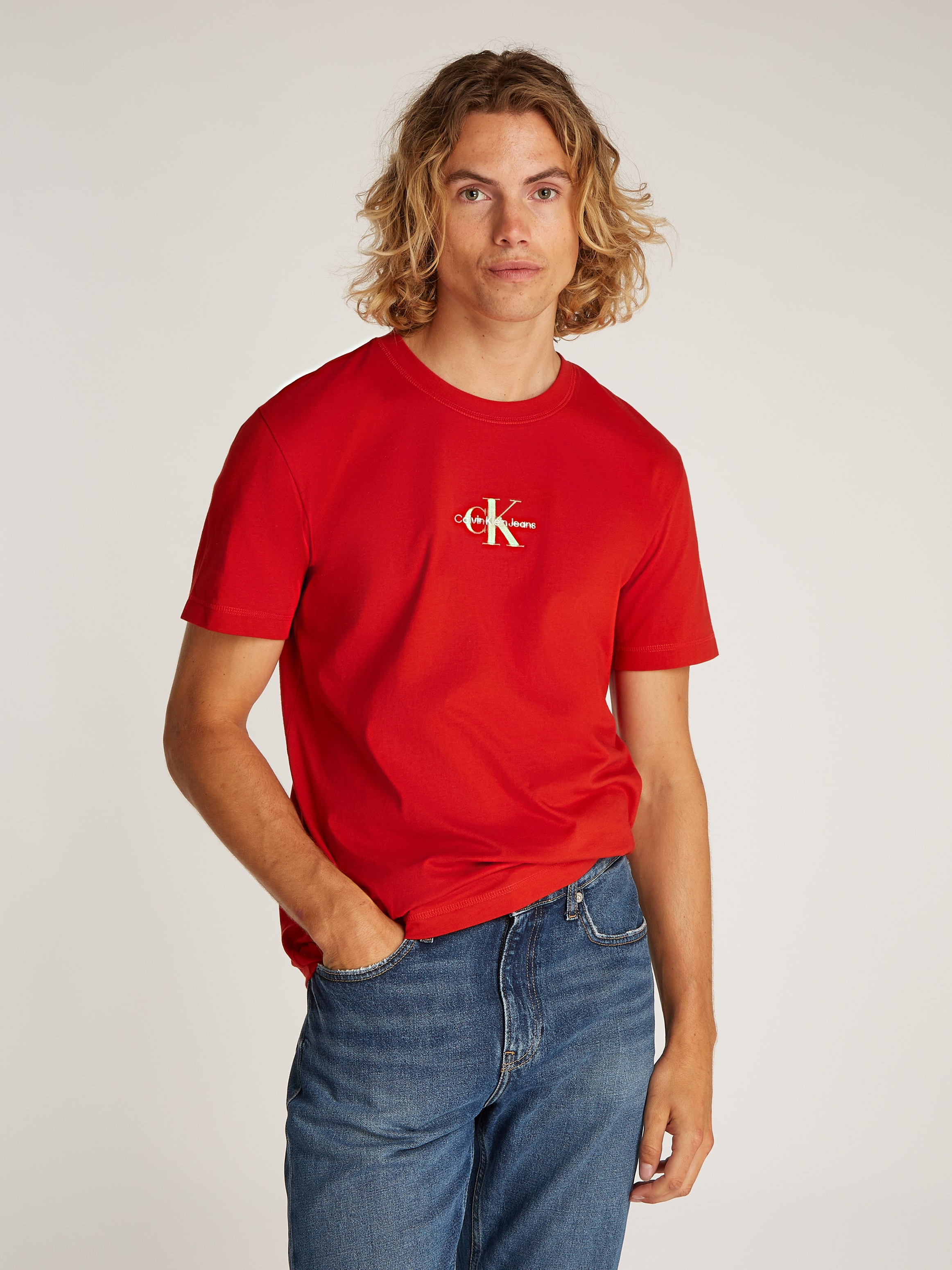 Calvin Klein Jeans T-Shirt "MONOLOGO TEE", mit Logoschriftzug günstig online kaufen