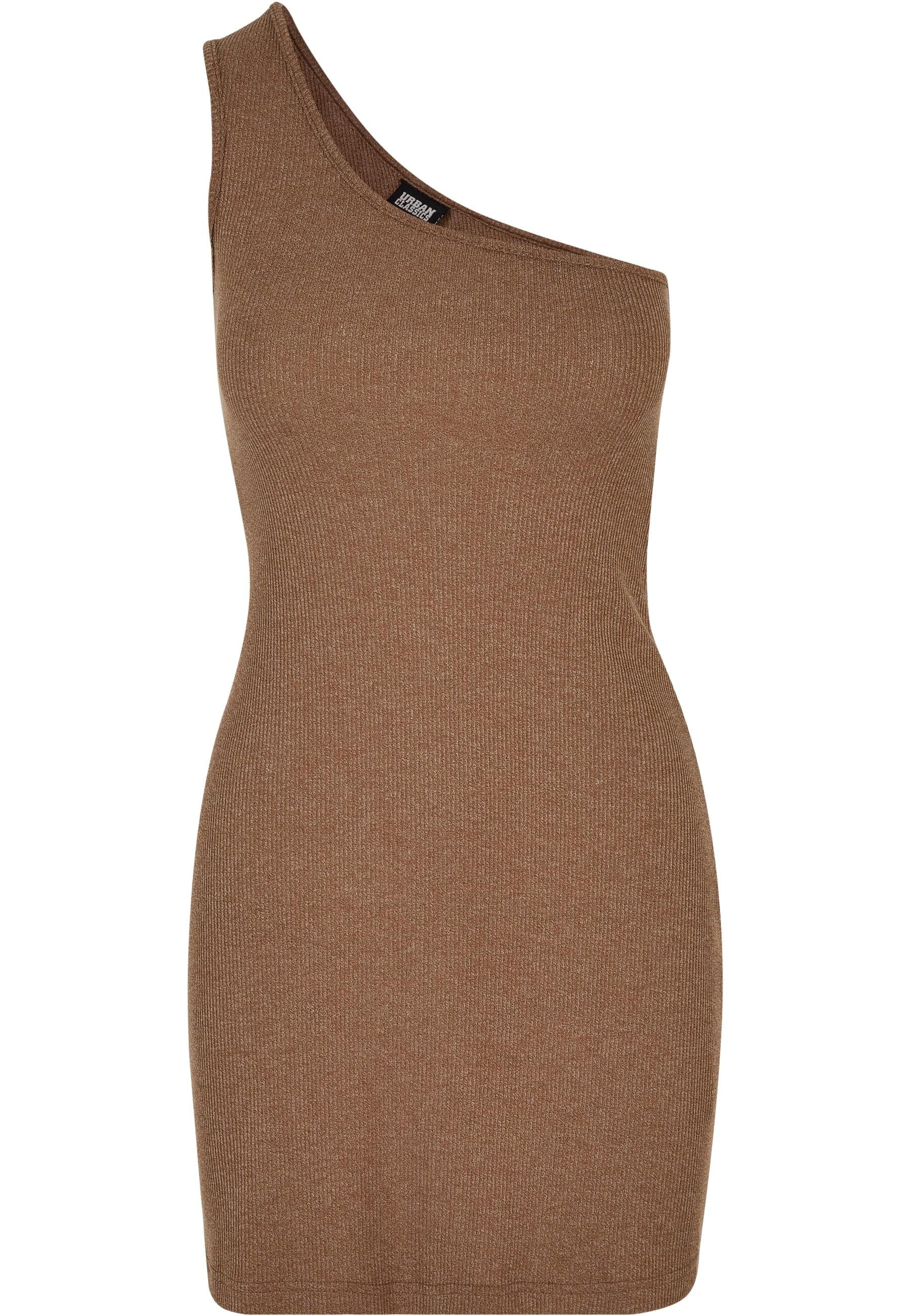 Shirtkleid »Urban Classics Damen Ladies Rib One Shoulder Dress«, (1 tlg.)