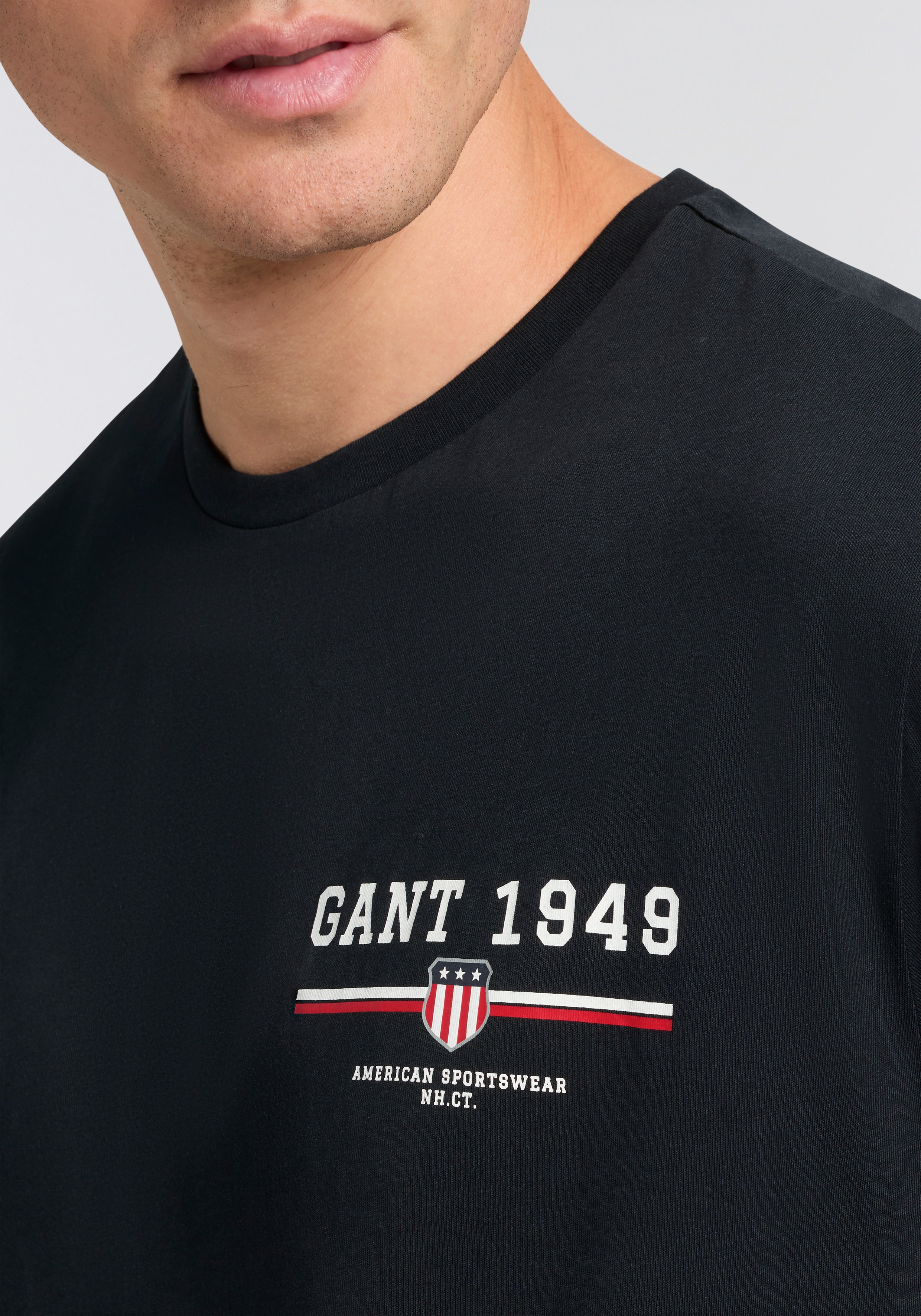 Thumbnail - Gant T-Shirt "GRAPHIC SS T-SHIRT" Print, Rundhals