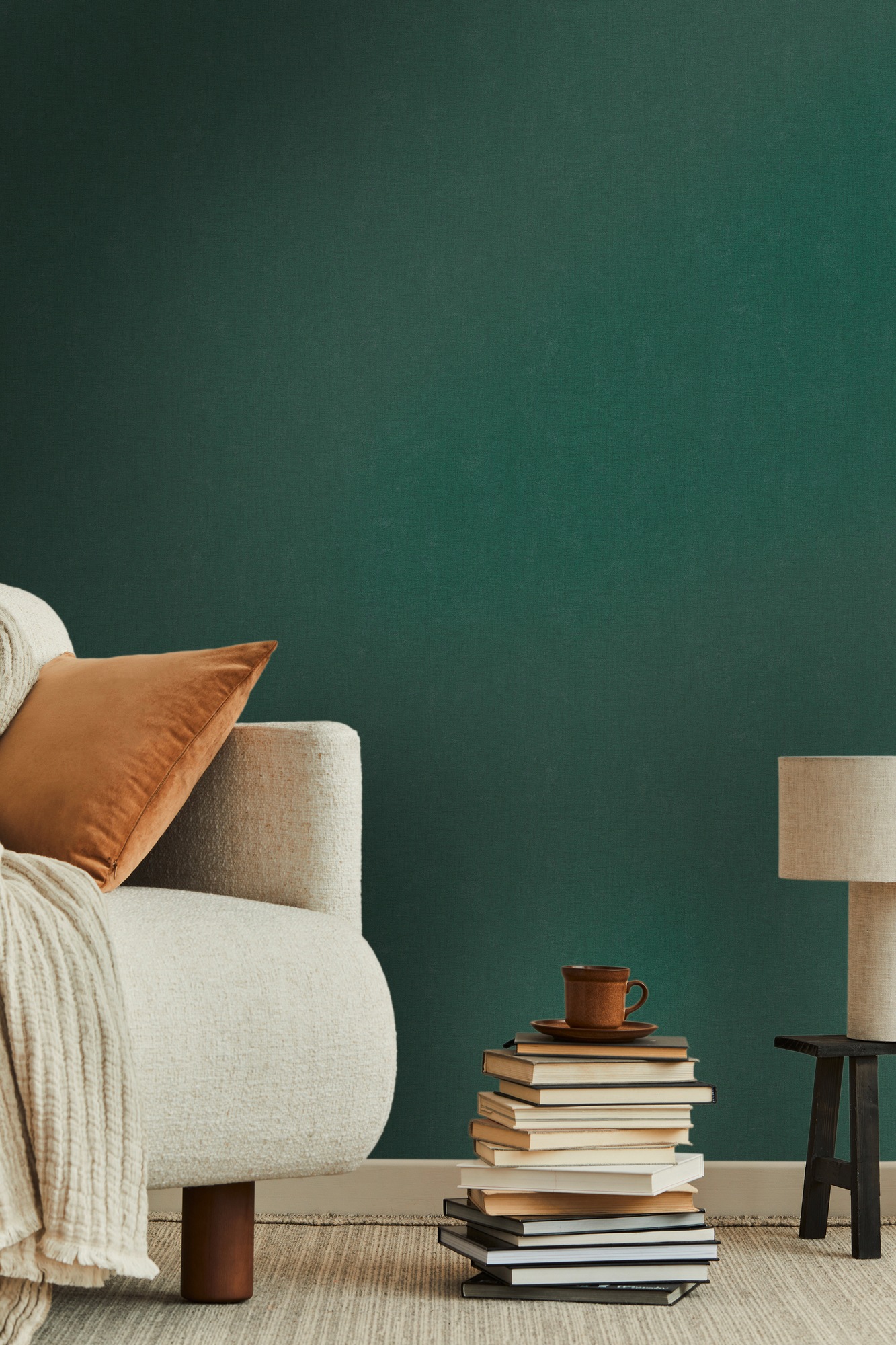A.S. Création Vliestapete »Casual Living einfarbige Tapete Unitapete Putzoptik Putzoptik« matt glatt Vliestapete einfarbig für Schlafzimmer Küche Wohnzimmer Uni Design