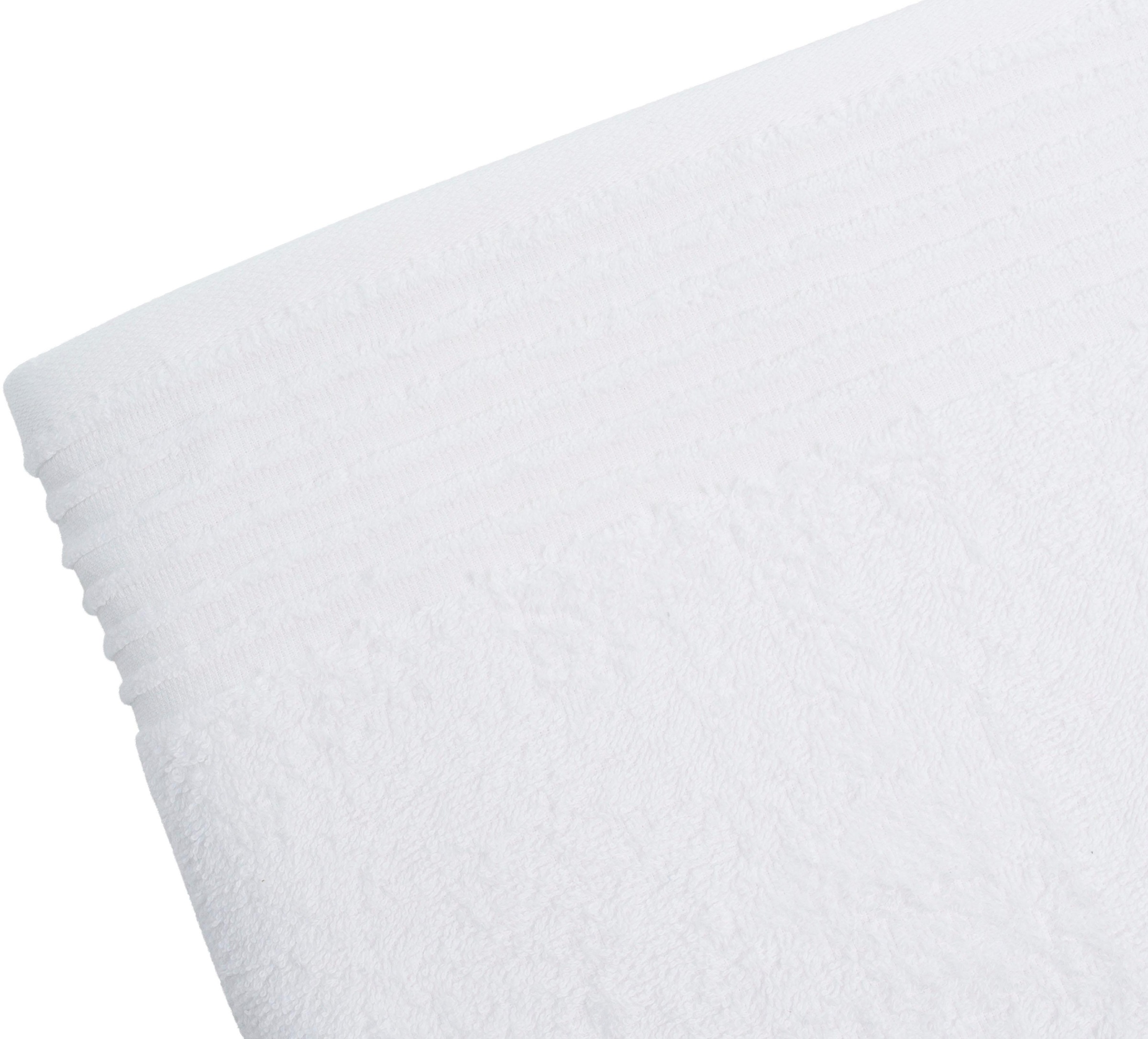 Gözze Handtücher "Hanna" im Set, moderne Uni-Farben, mit strukturierter Bor günstig online kaufen