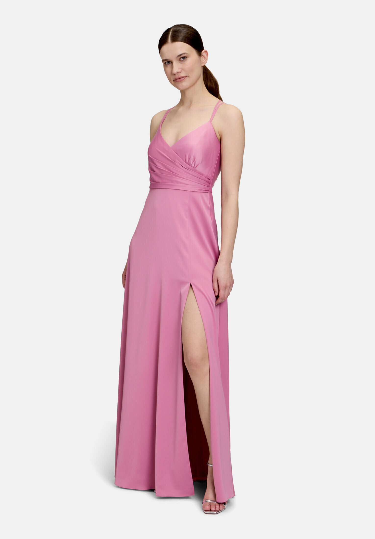 Vera Mont Abendkleid »Damen mit V-Ausschnitt« Ohne Tasche Schlitz