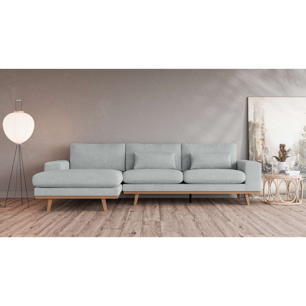 Home affaire Ecksofa »Torino B/T/H: 282/151/81 cm«