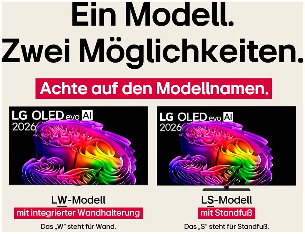 LG OLED-Fernseher »OLED55G67LW« 139 cm/55 ″ Smart-TV