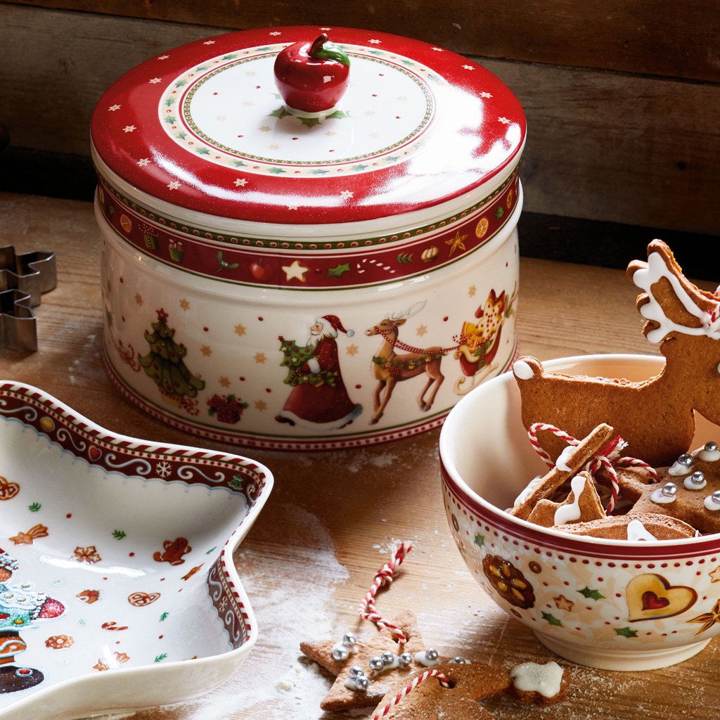 Villeroy & Boch Vorratsdose »Gebäckdose Winter Bakery Delight ø 17,3 cm bunt«, (1 tlg.)