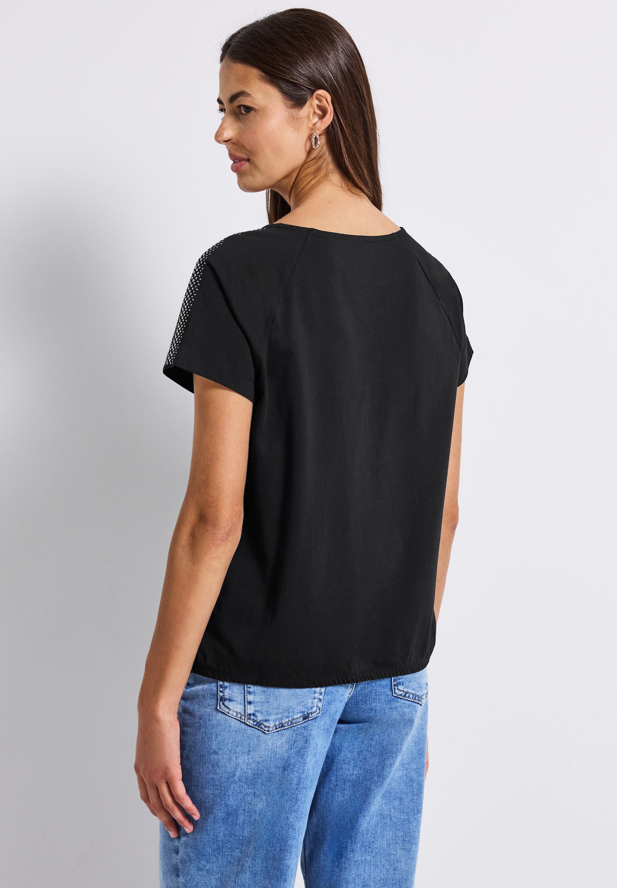 STREET ONE T-Shirt, aus reiner Baumwolle