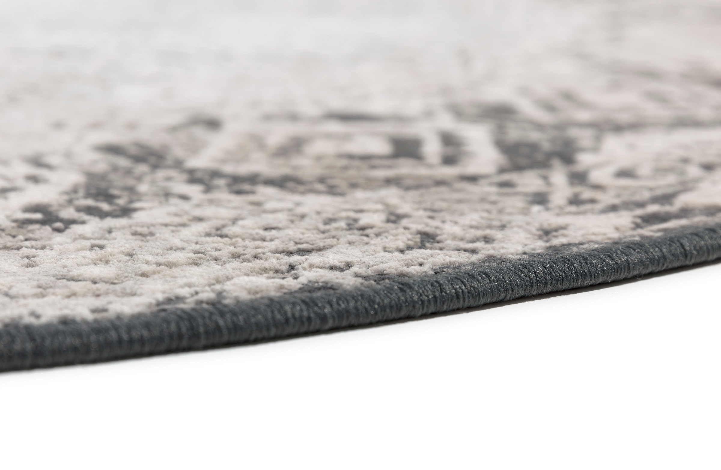 ASTRA Teppich »Julia 203«, rund, 6 mm Höhe, Kurzflor, mit Fransen, Wohnzimmer