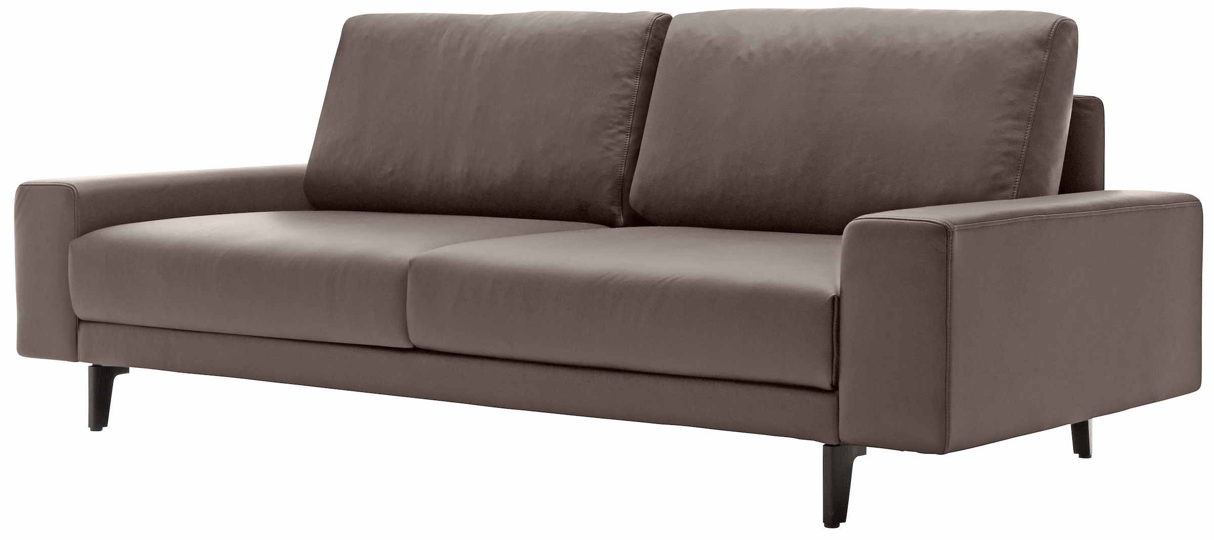 hülsta sofa | Breite BAUR 180 Alugussfüße breit Armlehne »hs.450«, umbragrau, in 2-Sitzer cm niedrig, kaufen