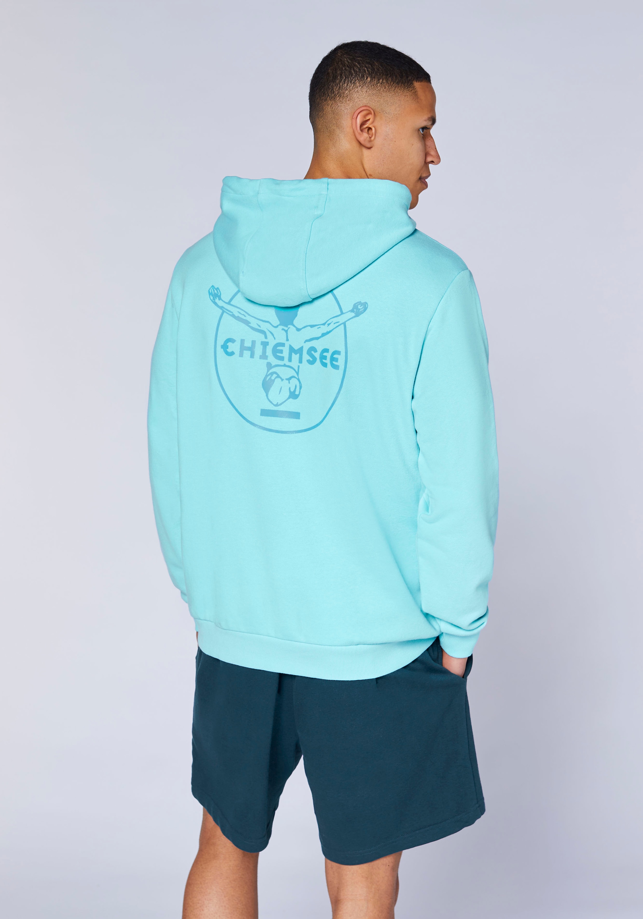 Chiemsee Kapuzensweatshirt, - mit großem Rückenprint