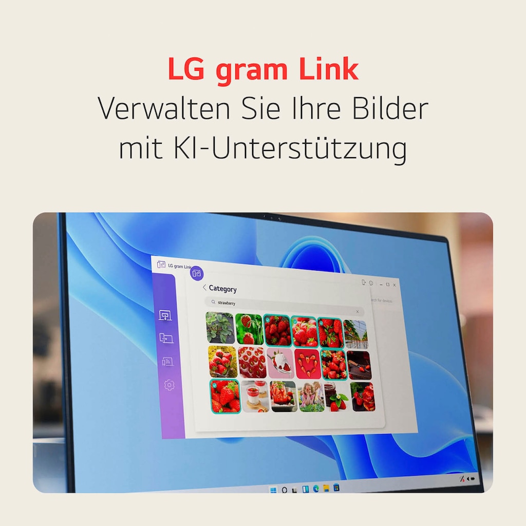 LG Business-Notebook »Gram 16" Ultralight Laptop, IPS-Display, 16 GB RAM, Windows 11 Home,«, 40,6 cm, / 16 Zoll, Intel, Core Ultra 7, ARC, 1000 GB SSD, 16Z90S-G.AA78G, 2024