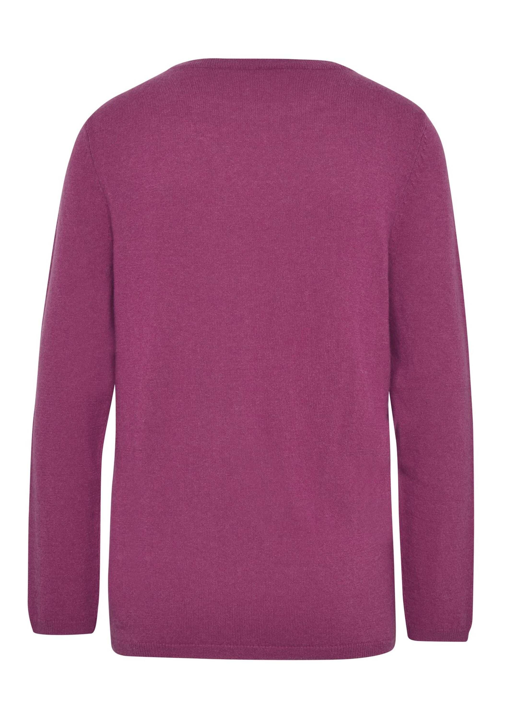 GOLDNER Strickpullover »Kurzgröße Kaschmirpullover mit U-Boot Ausschnitt«