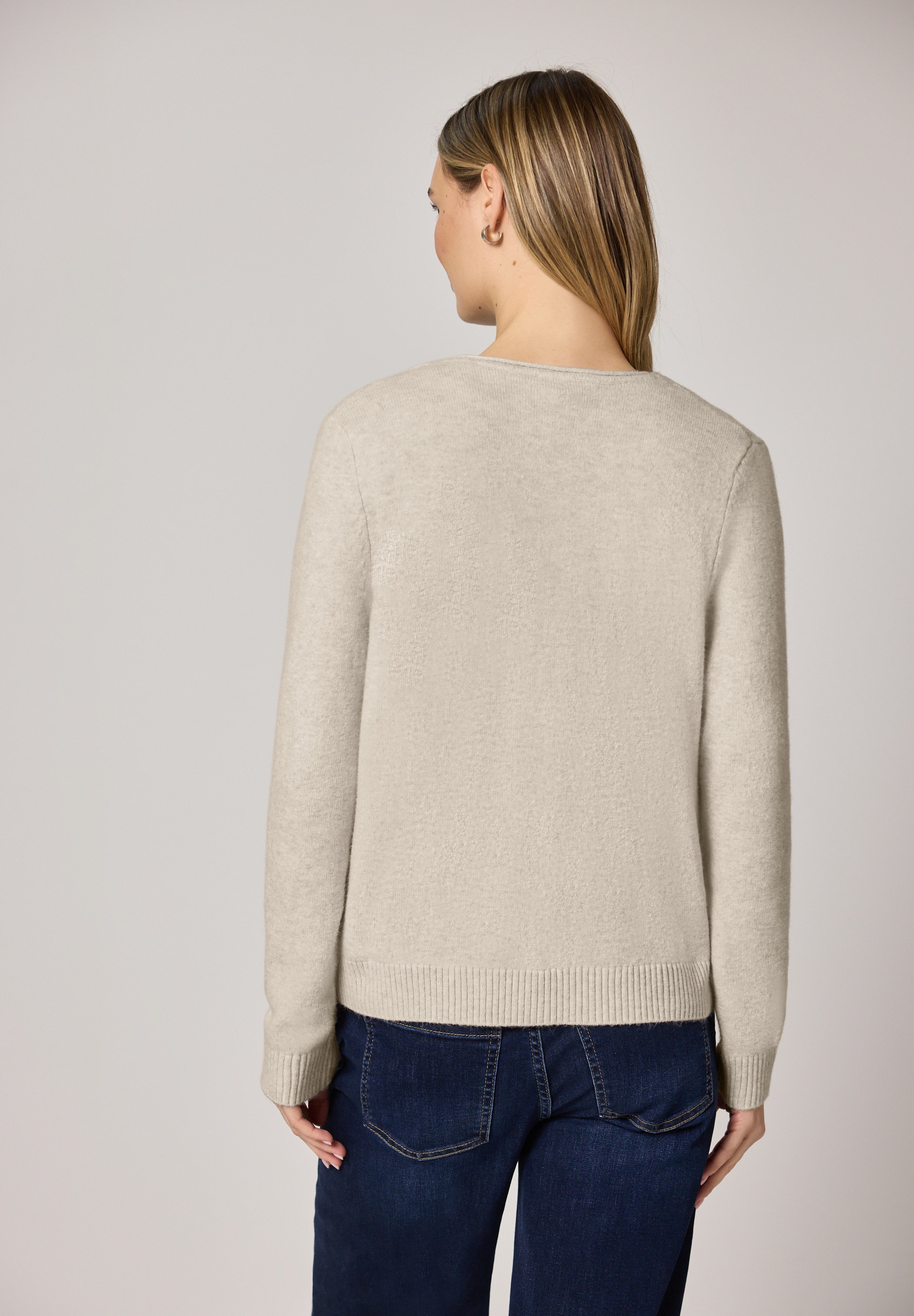 STREET ONE Cardigan mit V-Ausschnitt günstig online kaufen