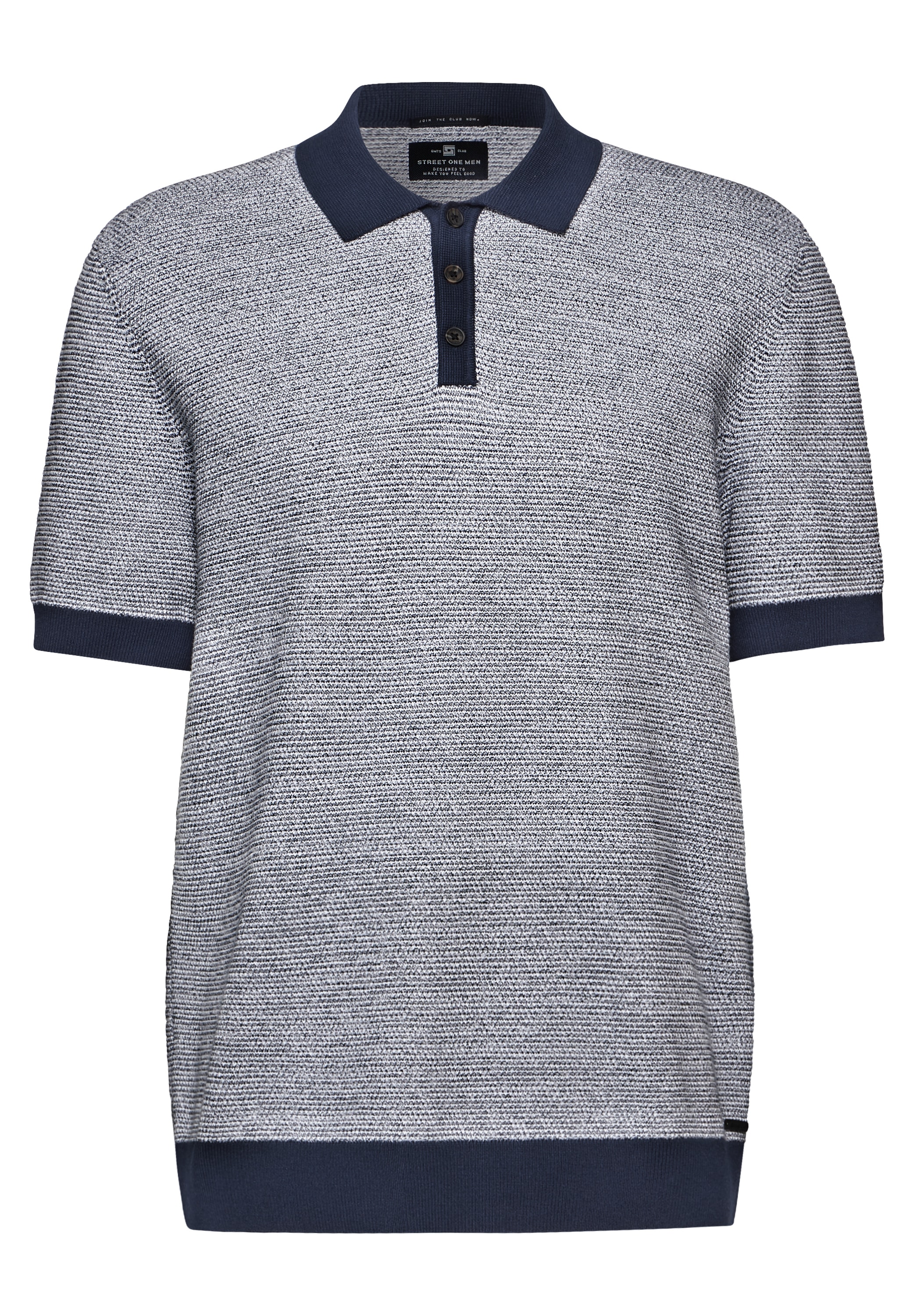 STREET ONE MEN Poloshirt, im soften Baumwoll-Mix