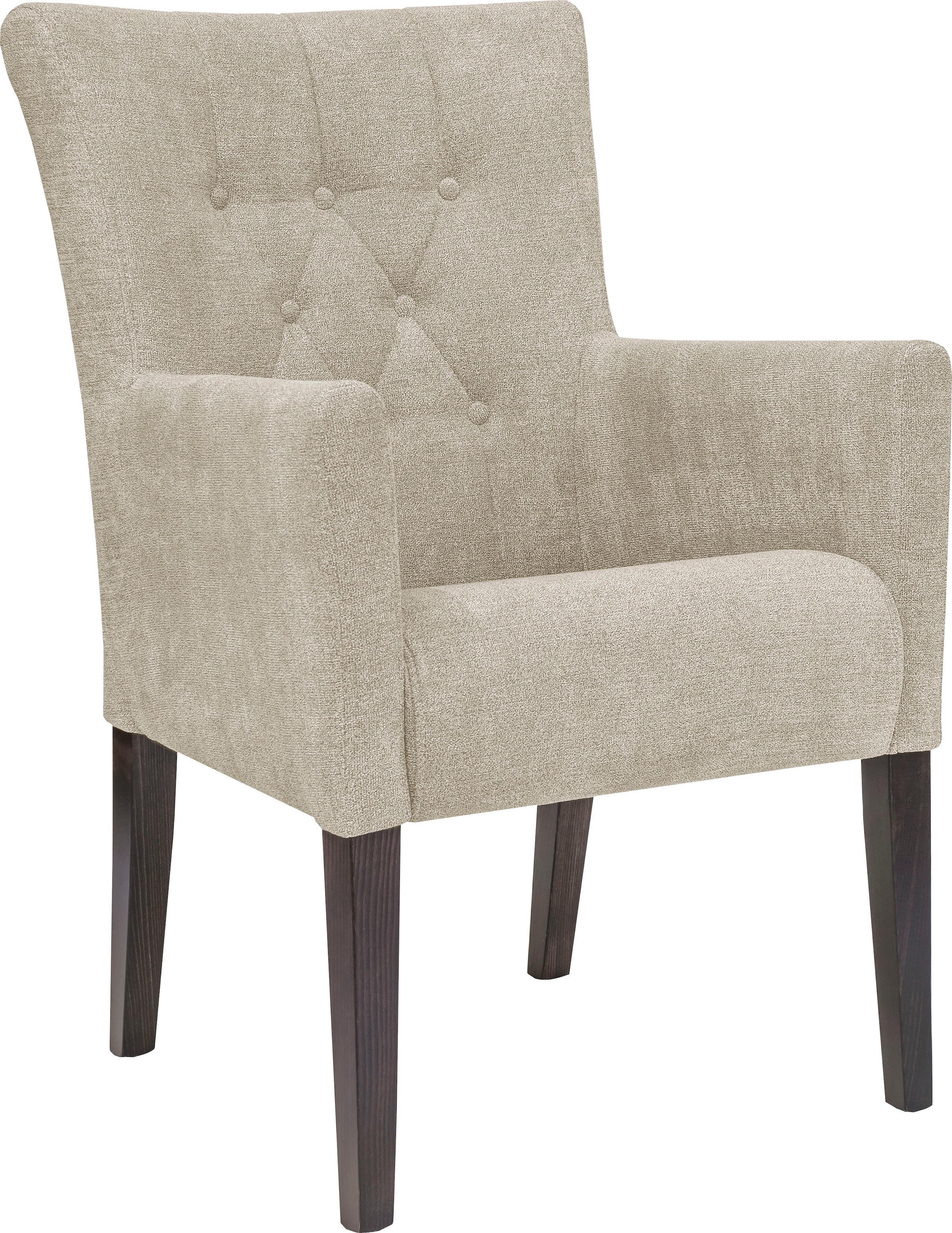 Home affaire Esszimmerstuhl "King" () 1 Stk.Esszimmerstuhl mit Knopfheftung günstig online kaufen