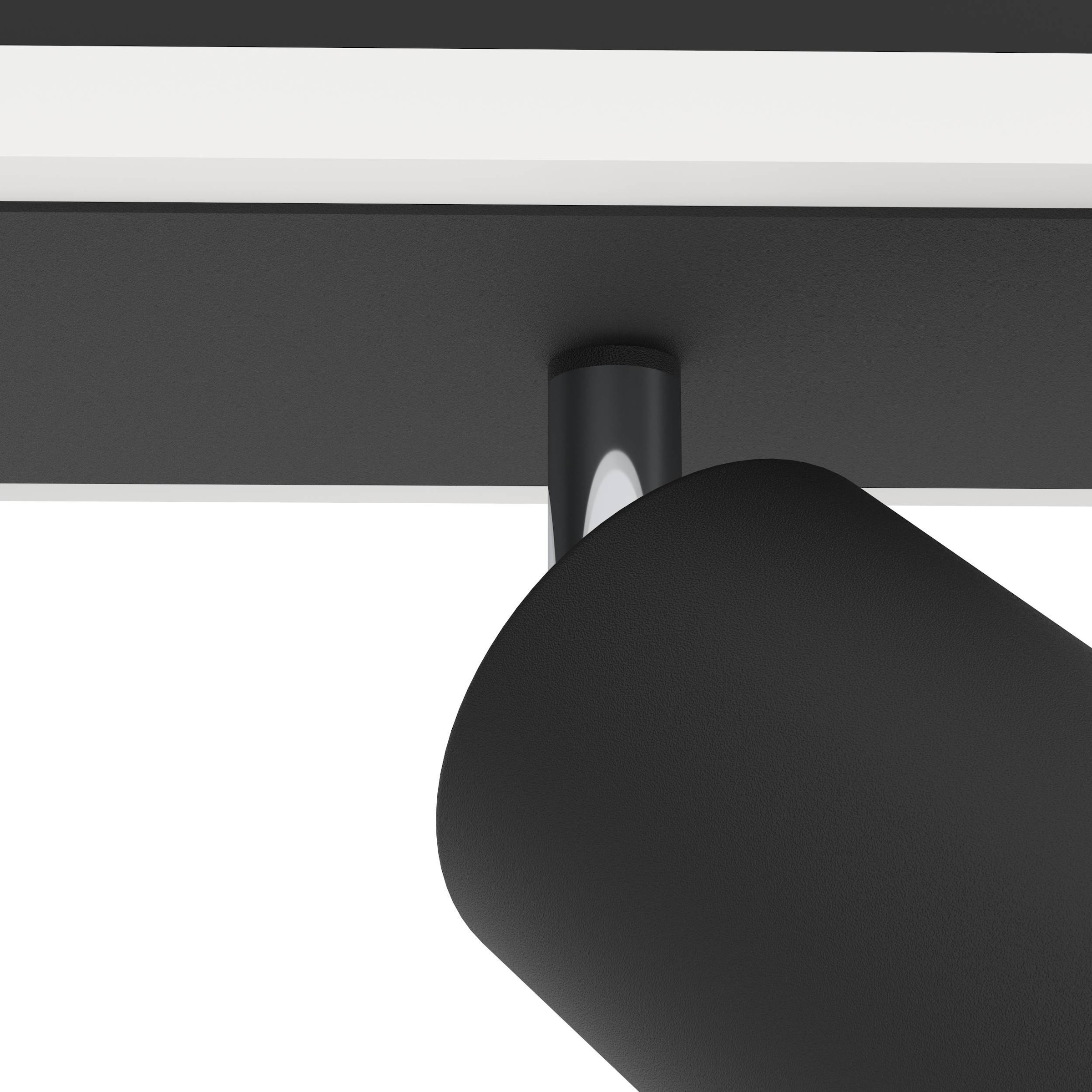 EGLO Deckenleuchte »Rimbocchi 1 Deckenlampe, Metall und Kunststoff, Spotbalken schwenkbar« LED-Modul 1 Stk. Warmweiß