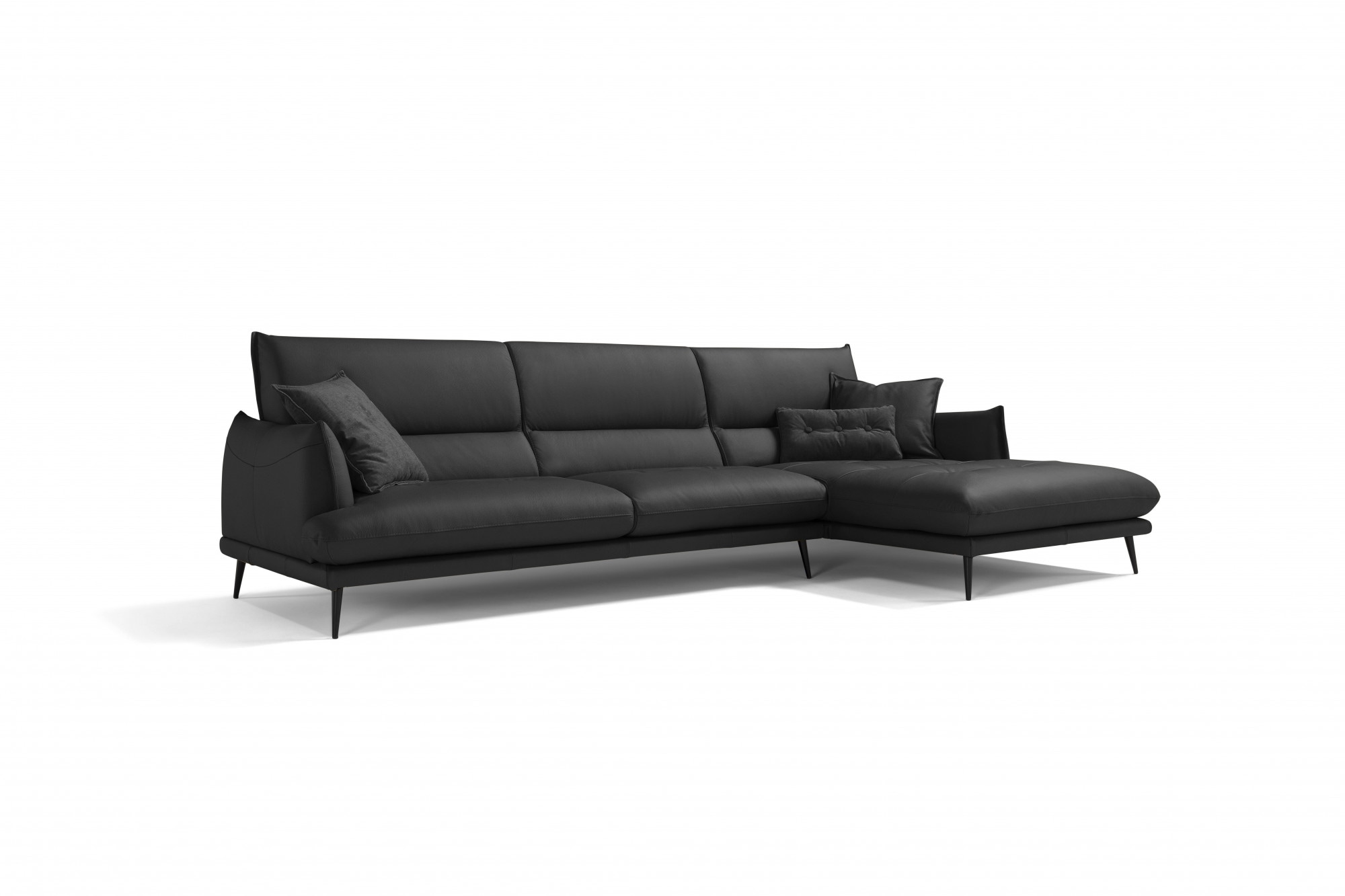 Egoitaliano Ecksofa "FUNNY, hochwertiges & aktuelles Design, bequeme Rückenlehne, L-Form" hochwertiger Sitzkomfort, L-Form
