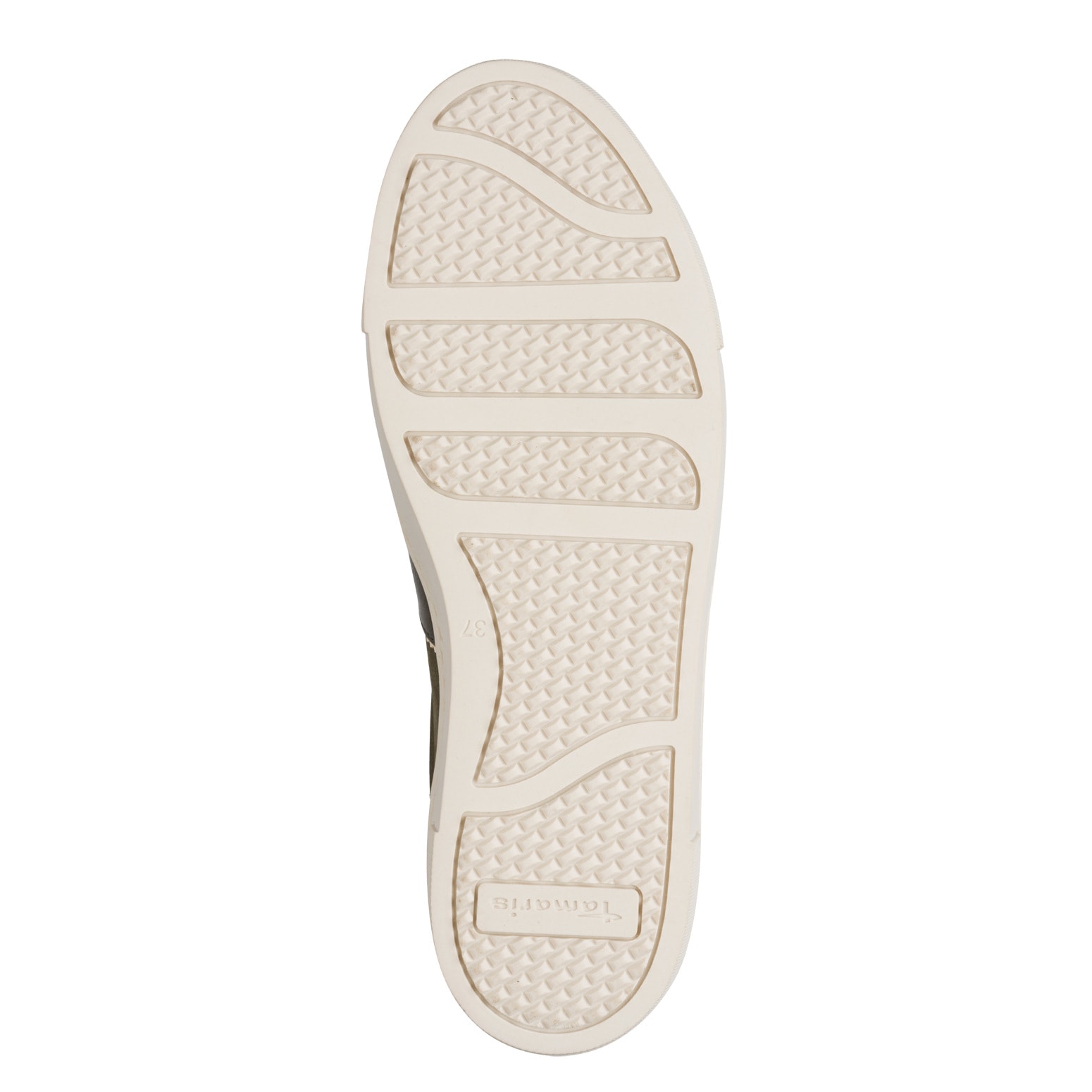 Tamaris Plateausneaker, Freizeitschuh, Halbschuh, Schnürschuh mit glänzendem Kontrastbesatz