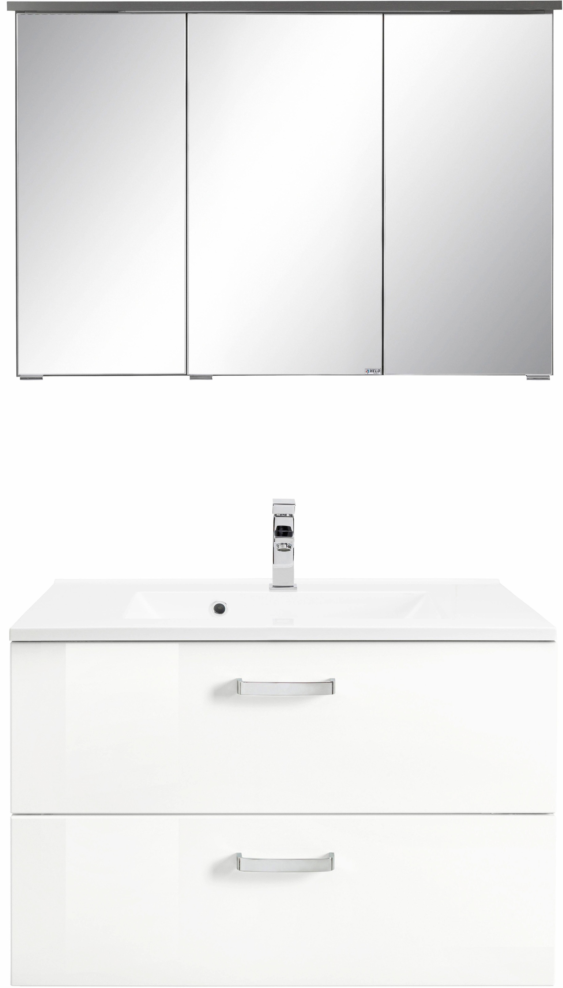 welltime Badmöbel-Set "Ravenna" 2 Stk. tlg. mit Soft-Close Funktion günstig online kaufen