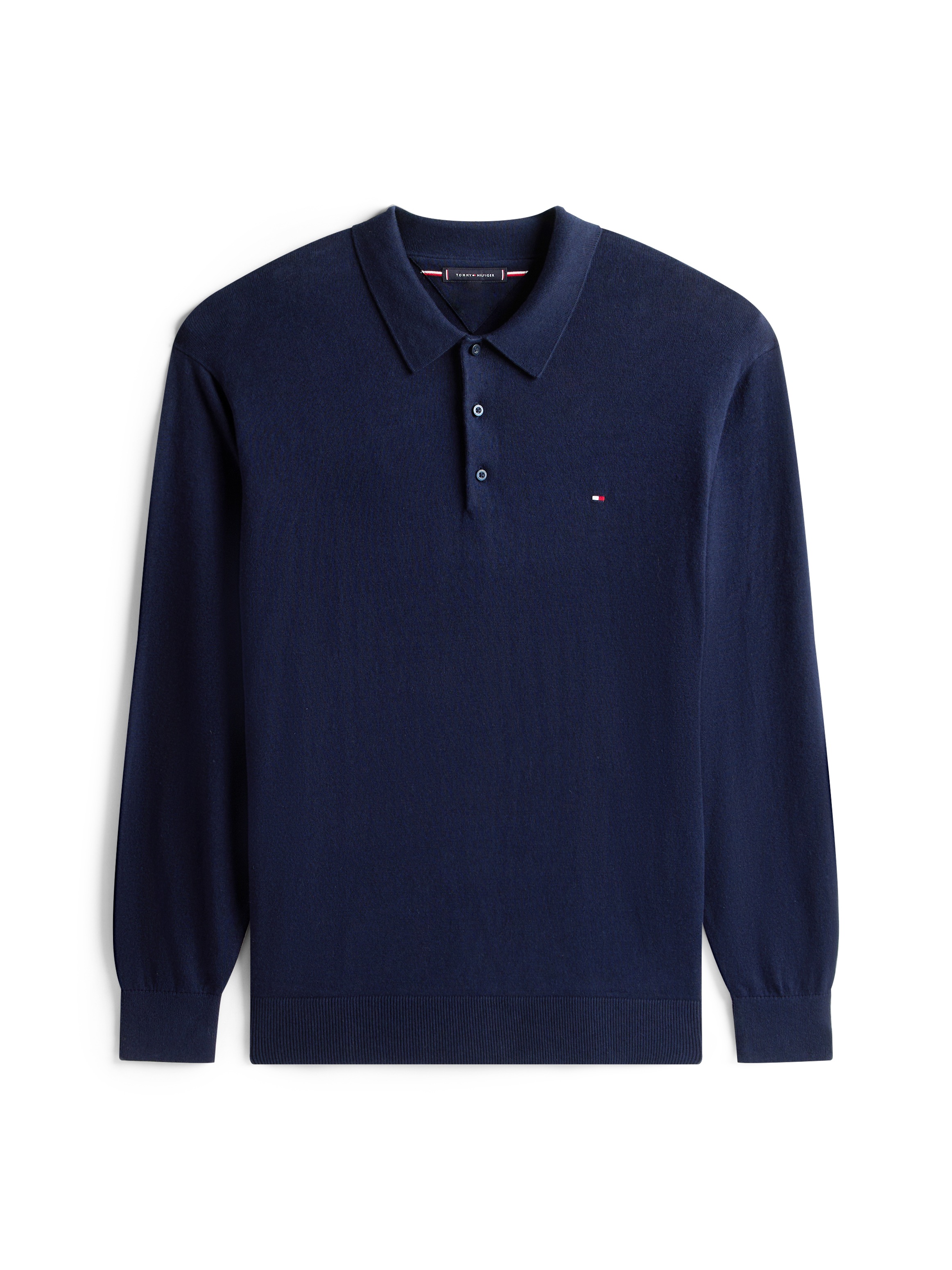 Tommy Hilfiger Big & Tall Polokragenpullover »BT-PIMA ORG CTN CASH«, Große Größen, regular fit, Polokragen