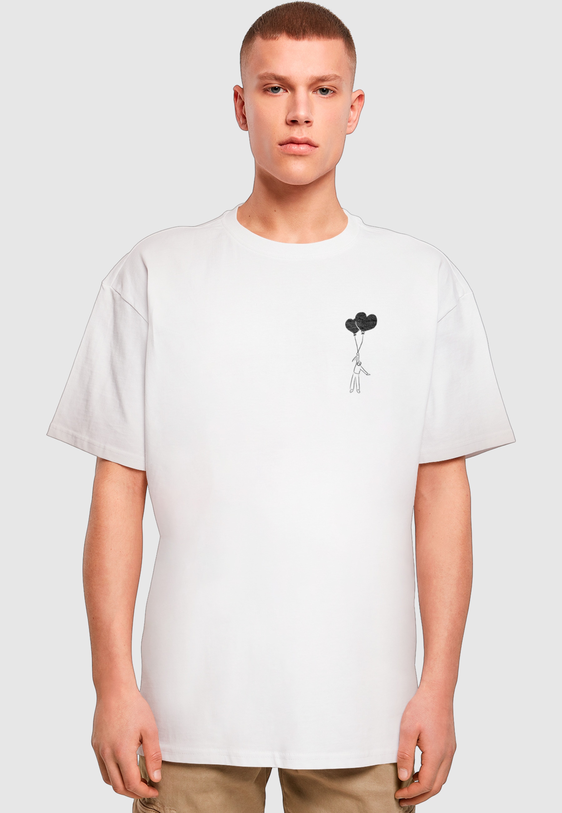 Merchcode T-Shirt »Merchcode Herren Love In The Air Heavy Oversize Tee« 1