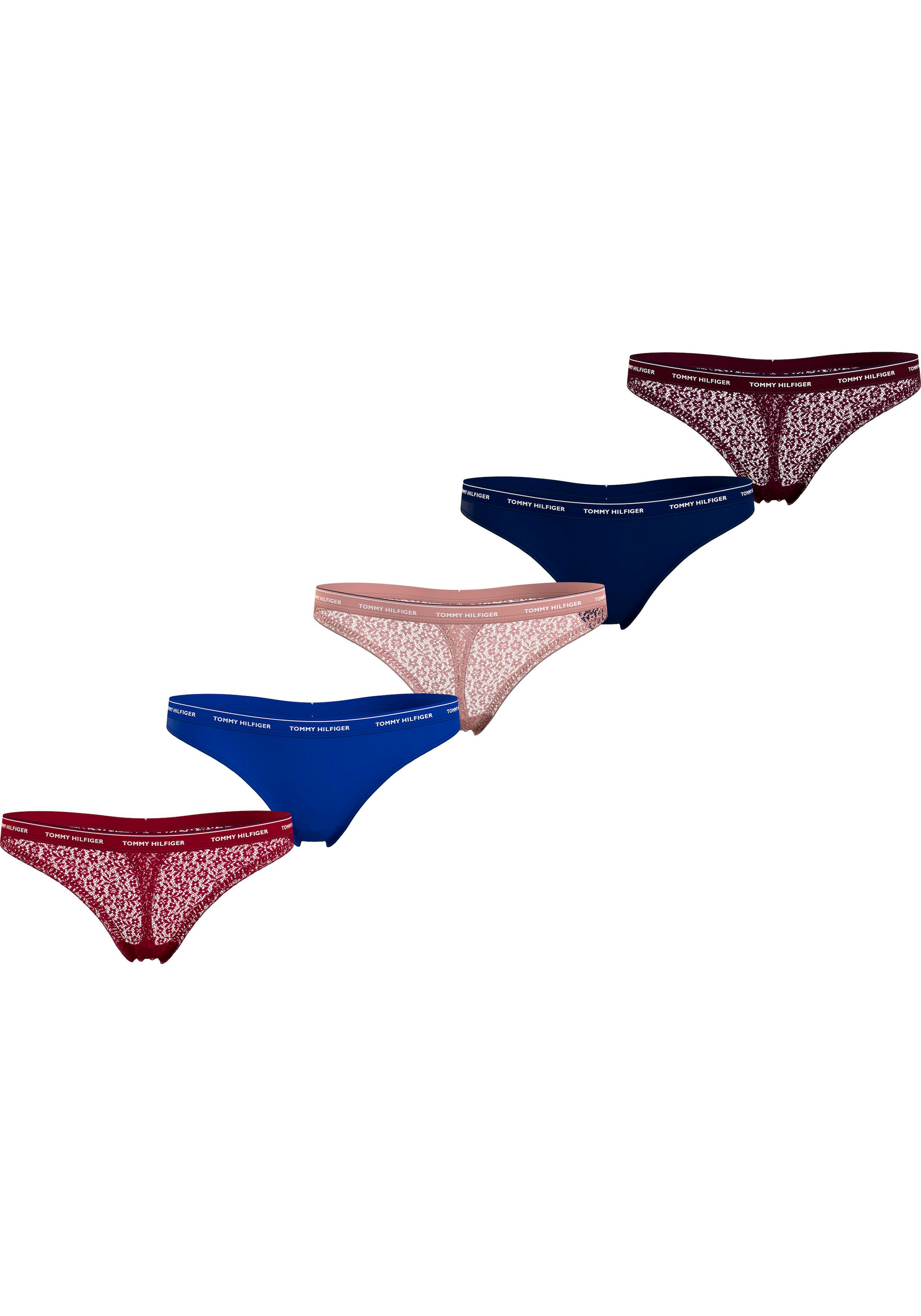 Tommy Hilfiger Underwear T-String »THONG BAUR mit GIFTING«, Labelfarben 5 | (Packung, PACK 5 St., in Logobund 5er-Pack), modischem