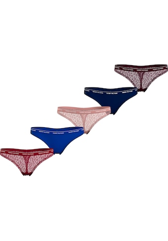 TOMMY HILFIGER Underwear T-String »THONG 5 PACK GIFTING« (Packu...