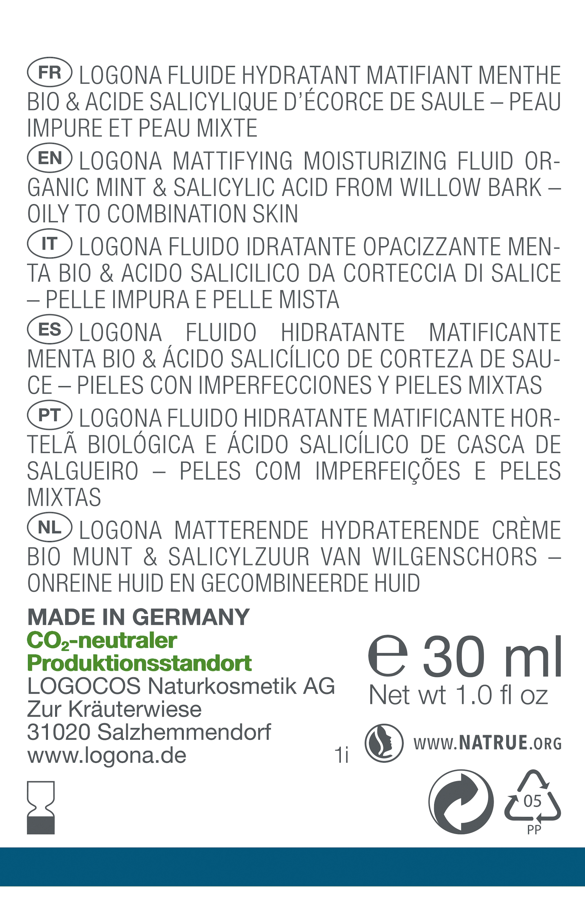 LOGONA Gesichtsserum »med Couperose Feuchtigkeits-Serum Tag & Nacht, 30 ml« Gesichtsserum, für anspruchsvolle Haut und alle Hauttypen, vegan