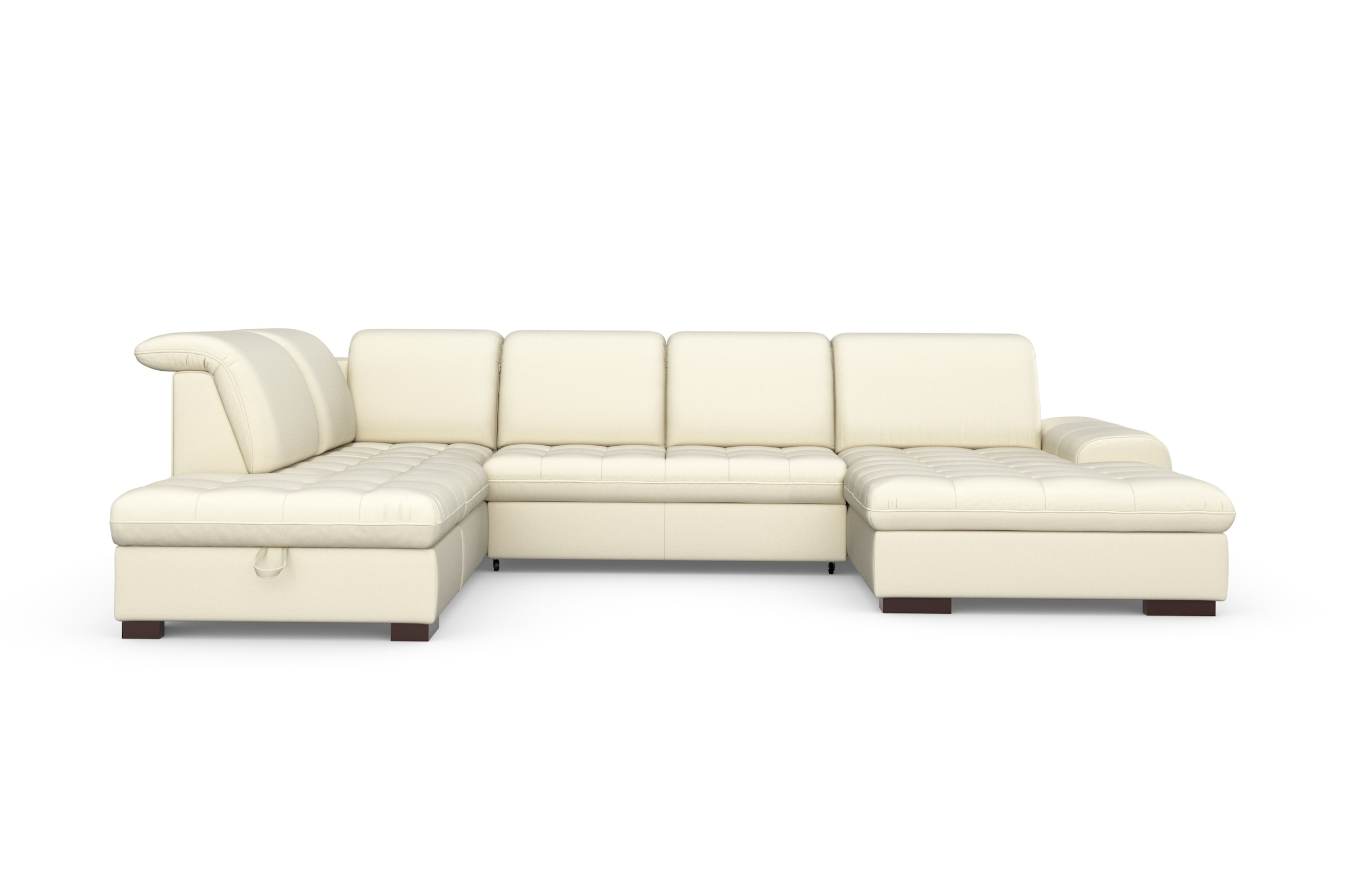 sit&more Wohnlandschaft »Luxor U-Form«, wahlweise mit Bettfunktion, Bettkasten und Kopfteilverstellung