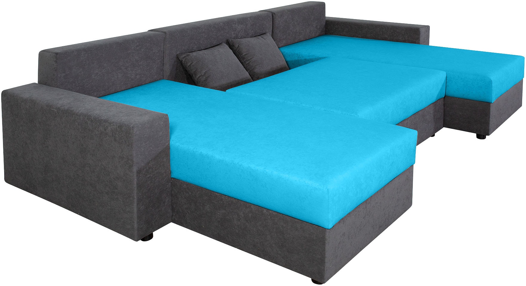 COLLECTION AB Wohnlandschaft »Pico U-Form«, Breite 252, mit Armlehne Schlaffunktion, Bettkasten