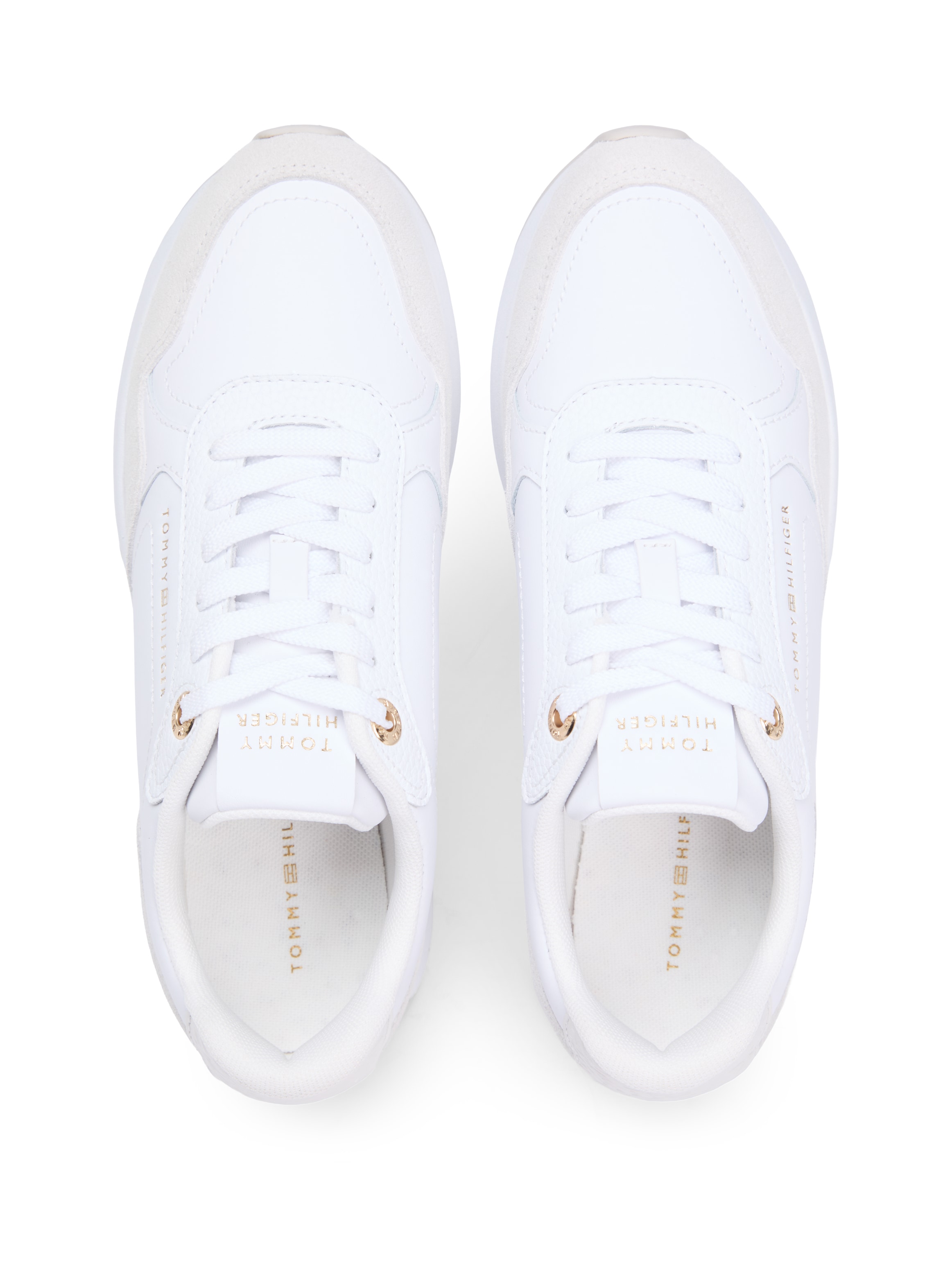 Tommy Hilfiger Plateausneaker »MONOGRAM MIX MATERIAL RUNNER«