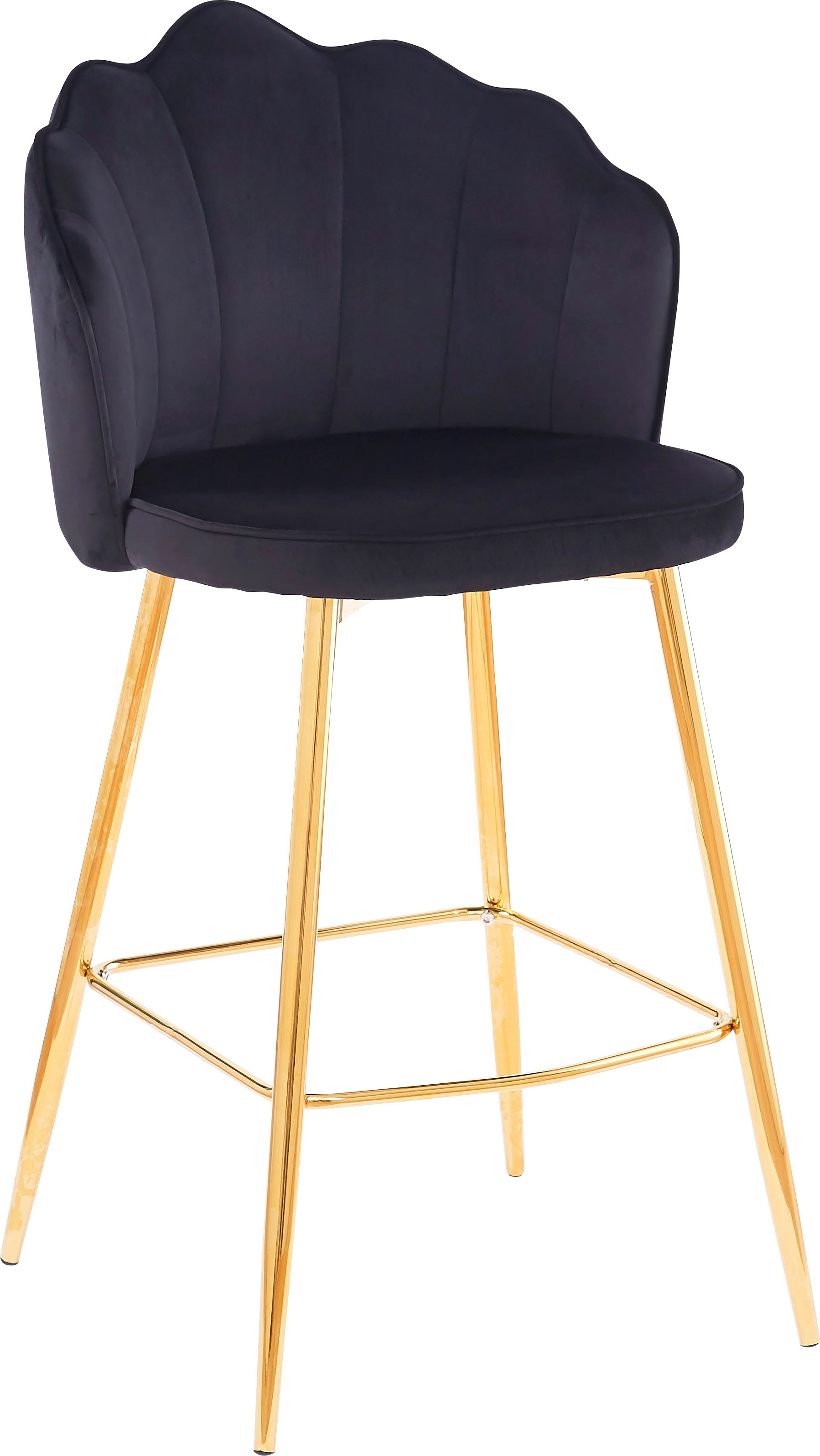 SalesFever Barhocker "Clam Barstuhl mit Stil" Set, 2er Set, Extravagantes M günstig online kaufen