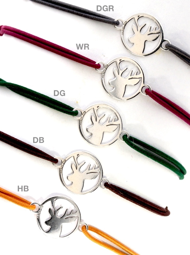 Adelia´s Armband »Hirsch 925 Silber Armband«, Hirsch