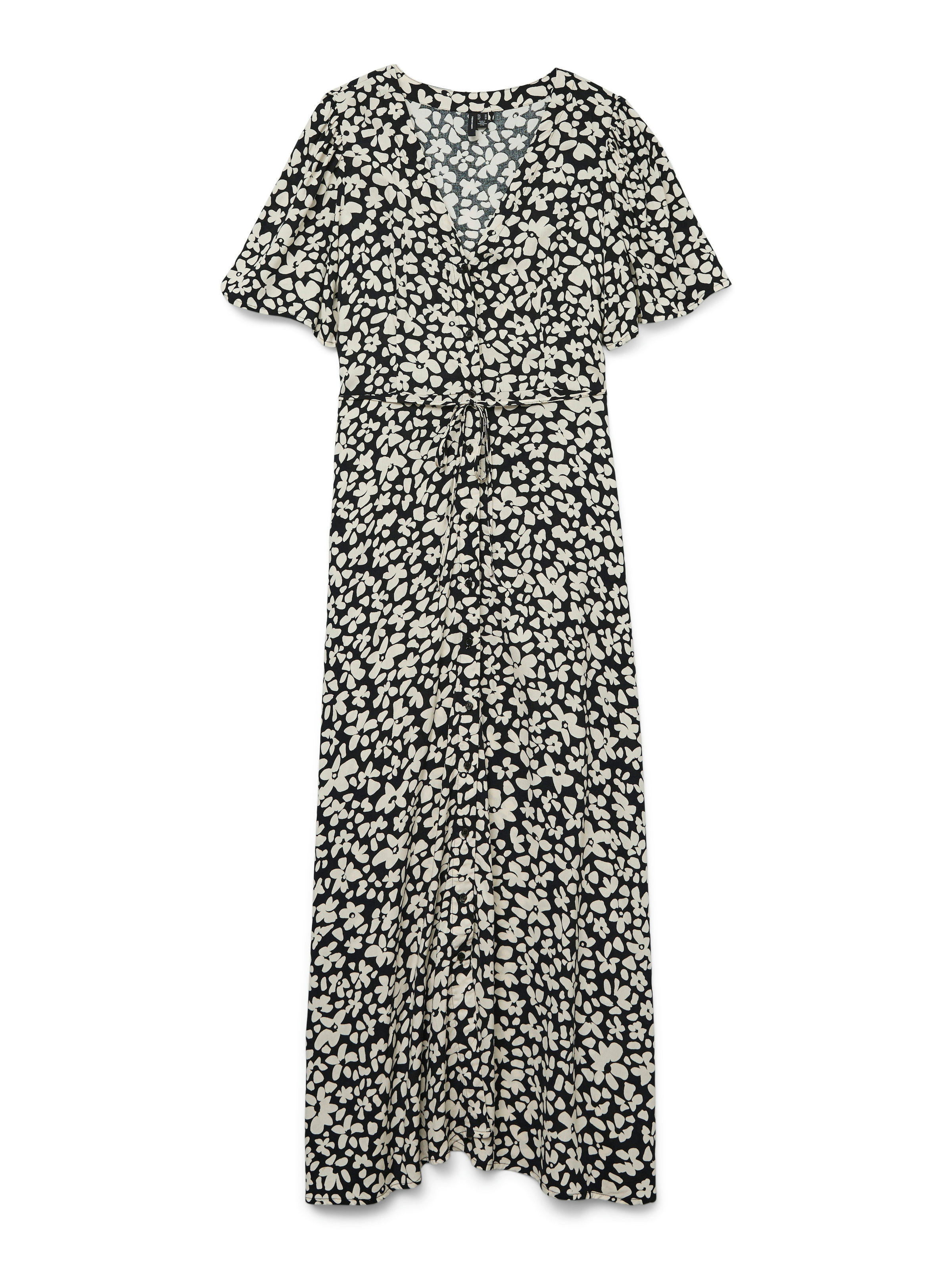 Vero Moda Sommerkleid »VMALBA SS CALF DRESS WVN GA NOOS«