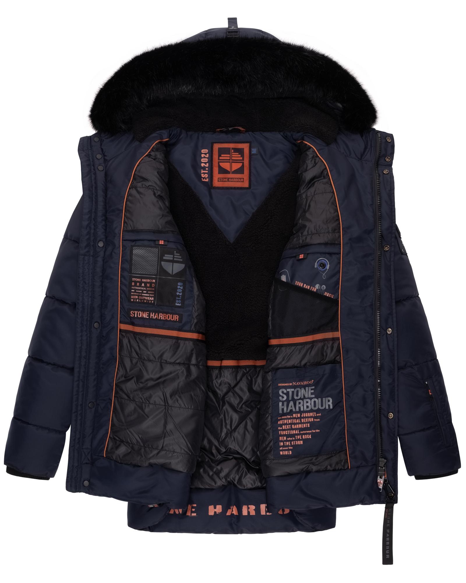 Stone Harbour Steppjacke »Mironoo«, mit Kapuze, stylische Outdoorjacke mit großer Kapuze
