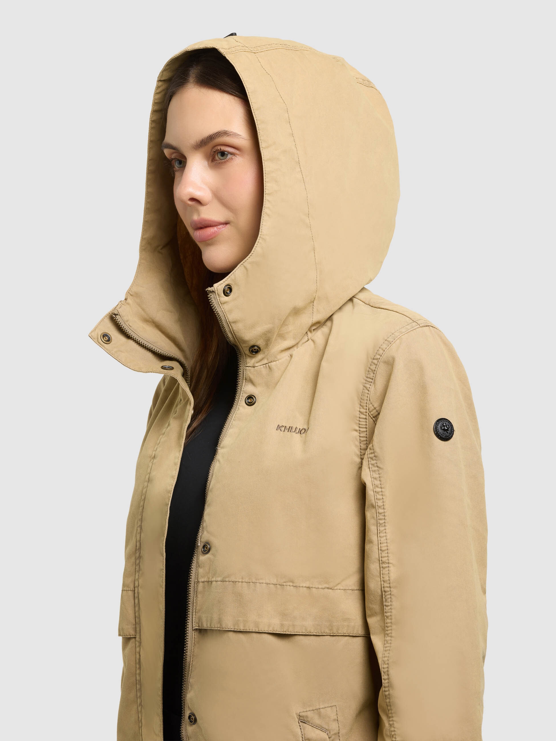 khujo Anorak »BRAVA« mit Kapuze