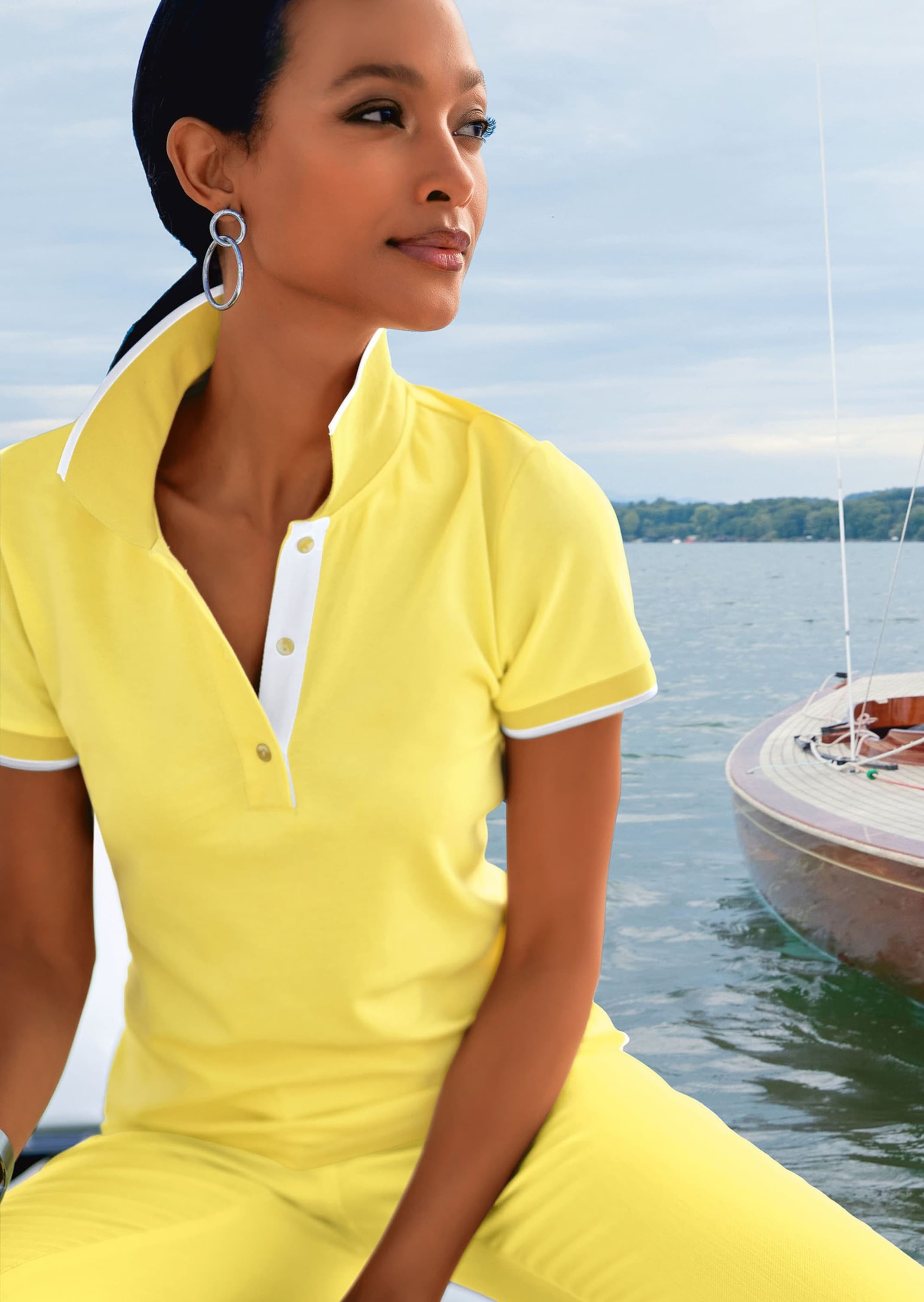 MADELEINE Regular-fit-Jeans »Jeans Verkürzte 5-Pocket-Hose mit Fransen«