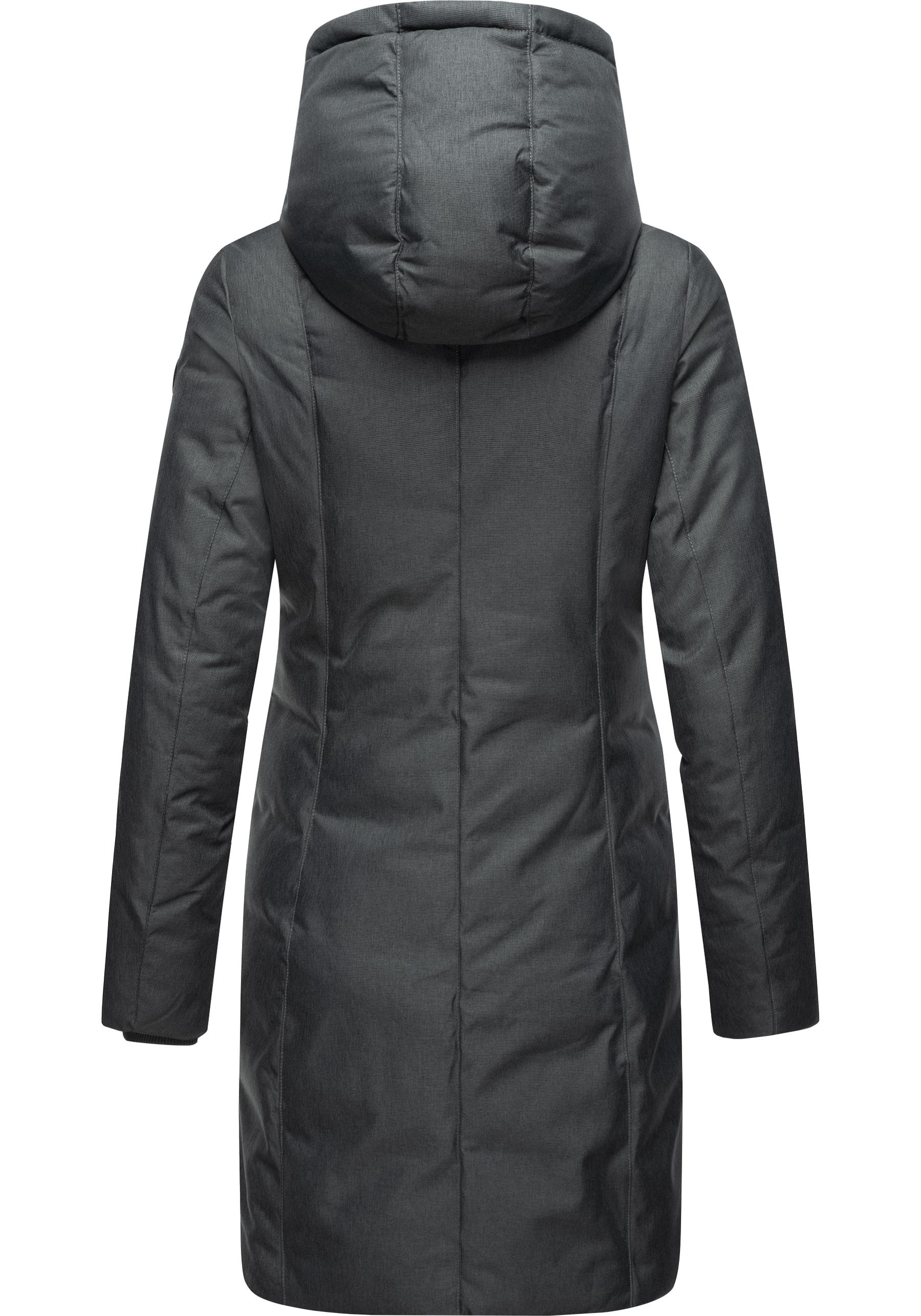 Ragwear Wintermantel »Amarri«, Wasserdichter Winterparka mit großer Kapuze