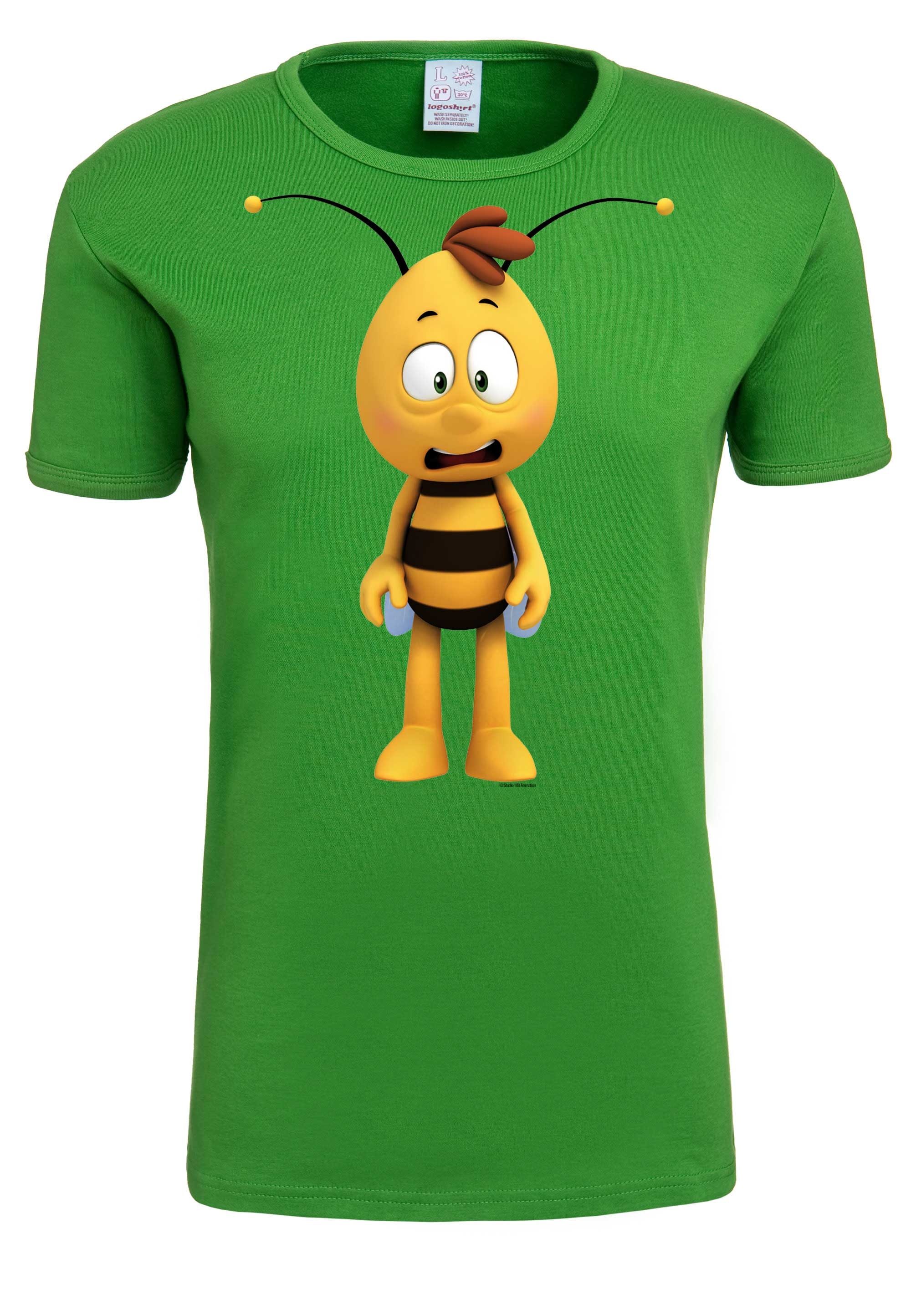 LOGOSHIRT T-Shirt »Die Biene Maja - Willi 3D«, mit lizenziertem Originaldesign