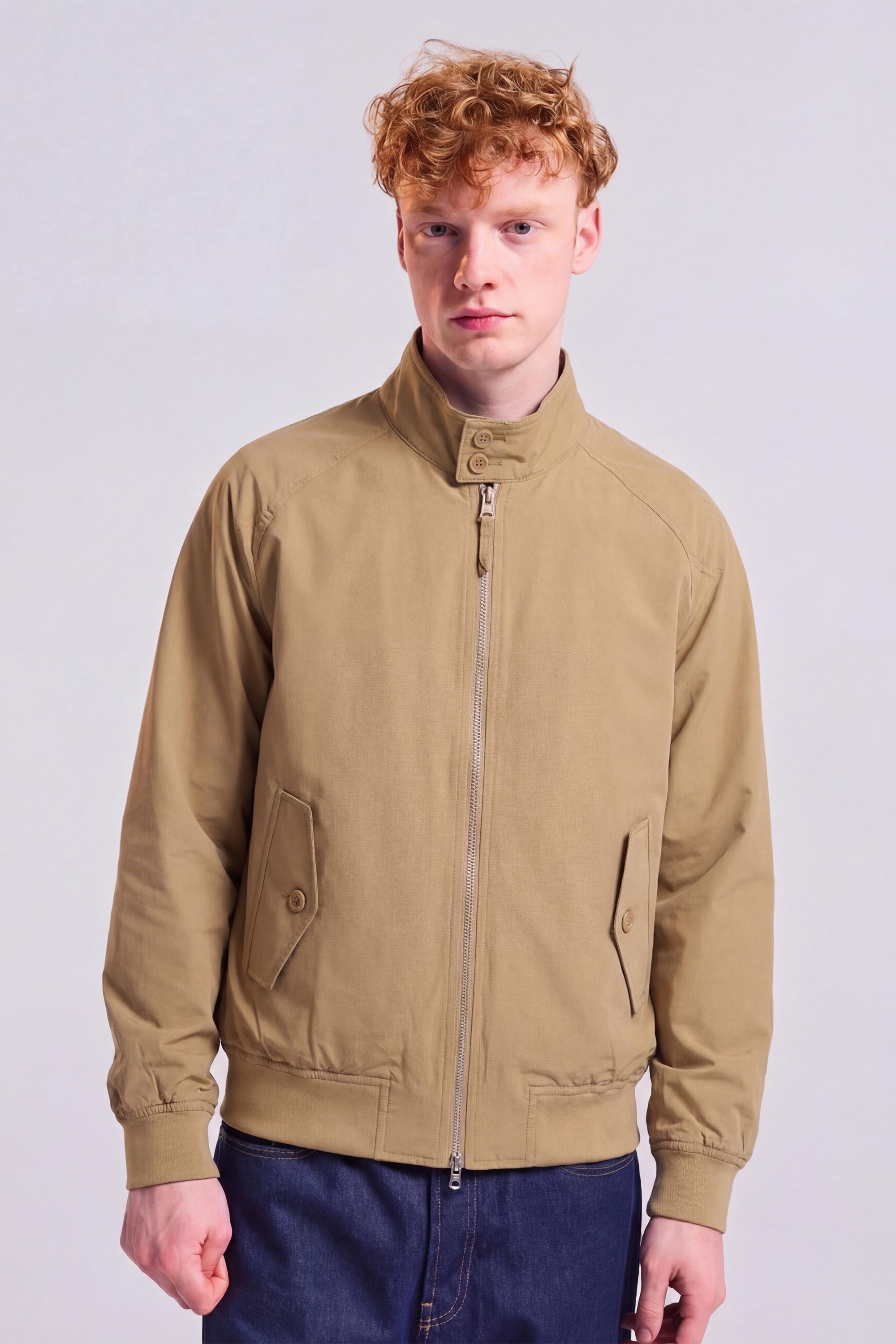Aquascutum Active Wolljacke »STRETCH HARRINGTON Herren« ohne Kapuze Blousonjacke Herren, leichte Jacke, Sportjacke, Wetterjacke, Sale