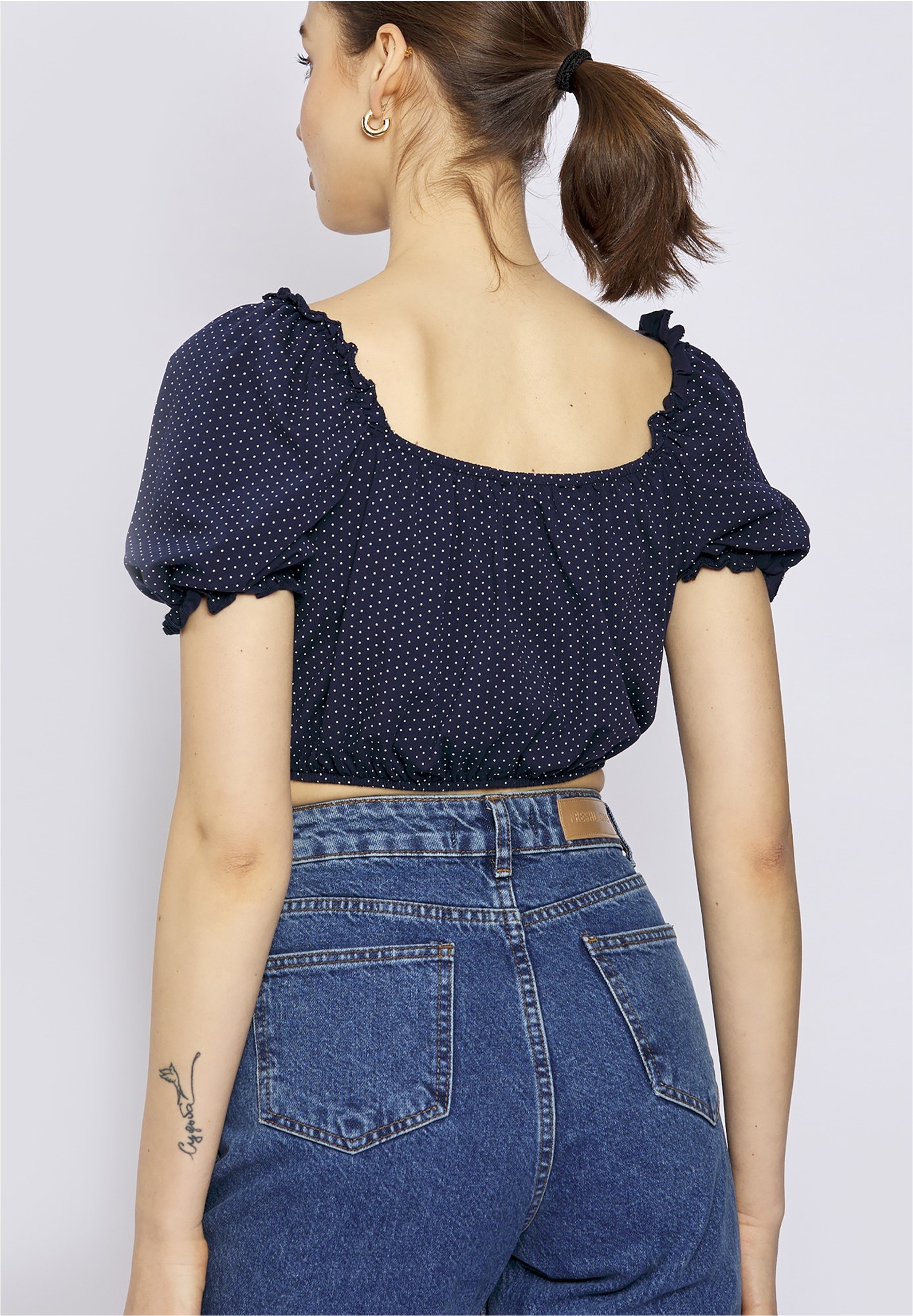 freshlions Funktionstop »FREDERIKE«, im angesagten Cropped-Stil